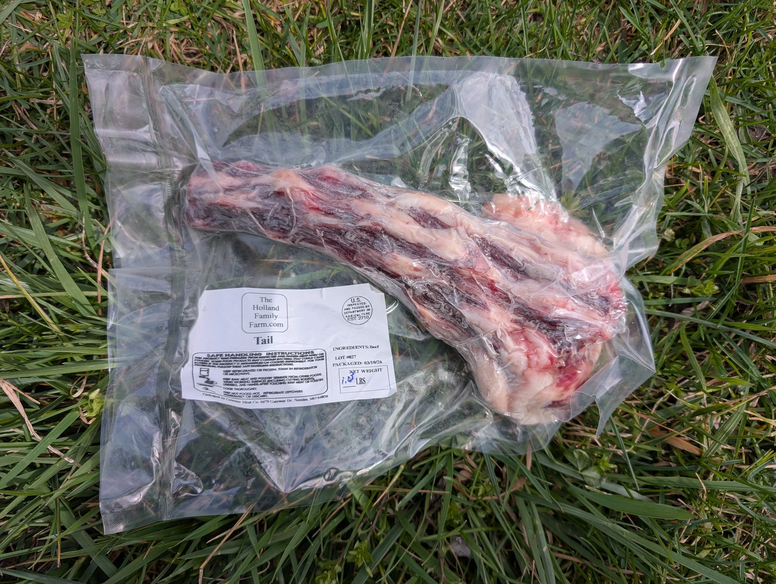 Pasture-Raised Veal Oxtail