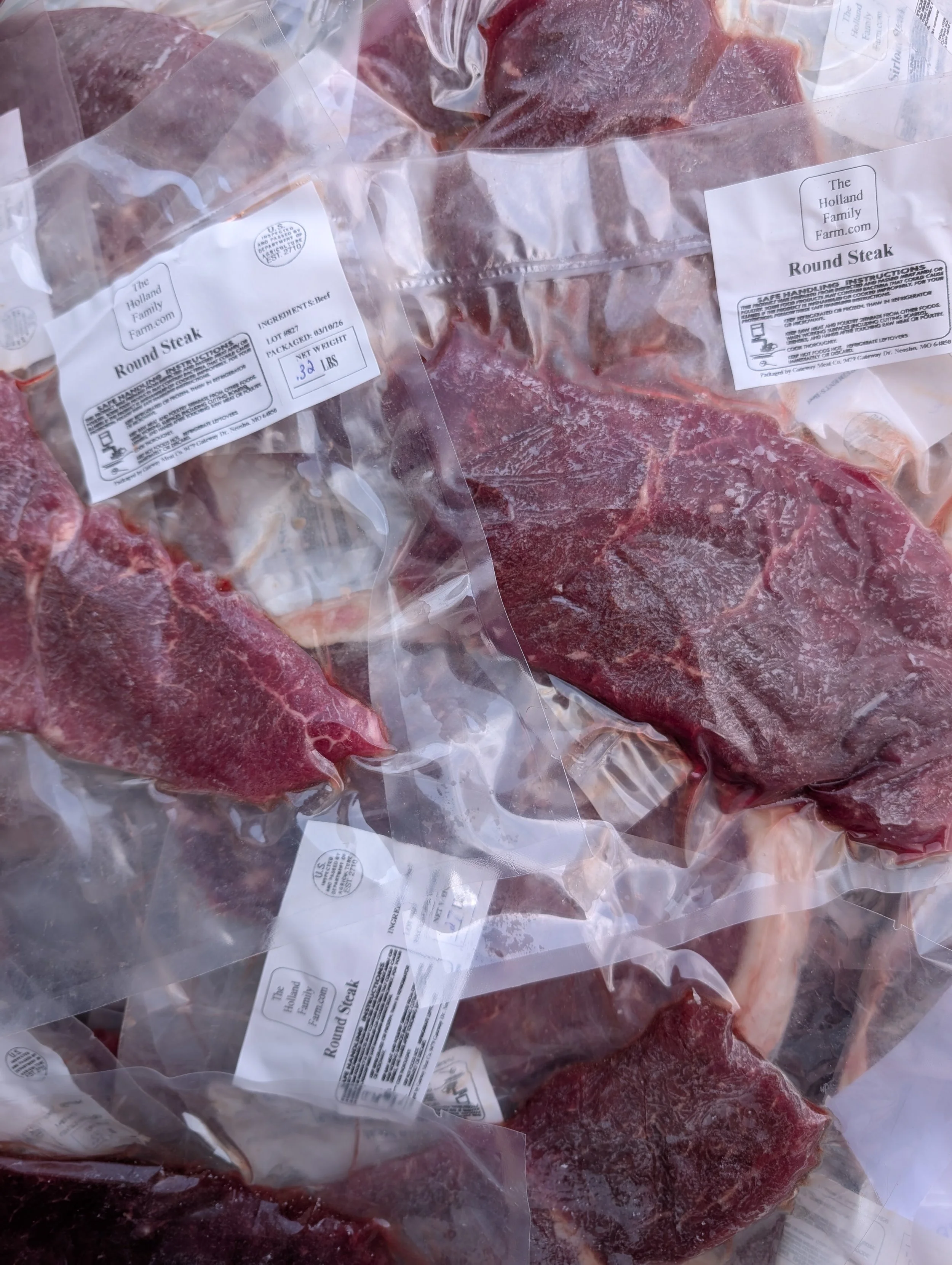 Pasture-Raised Veal Round Steaks