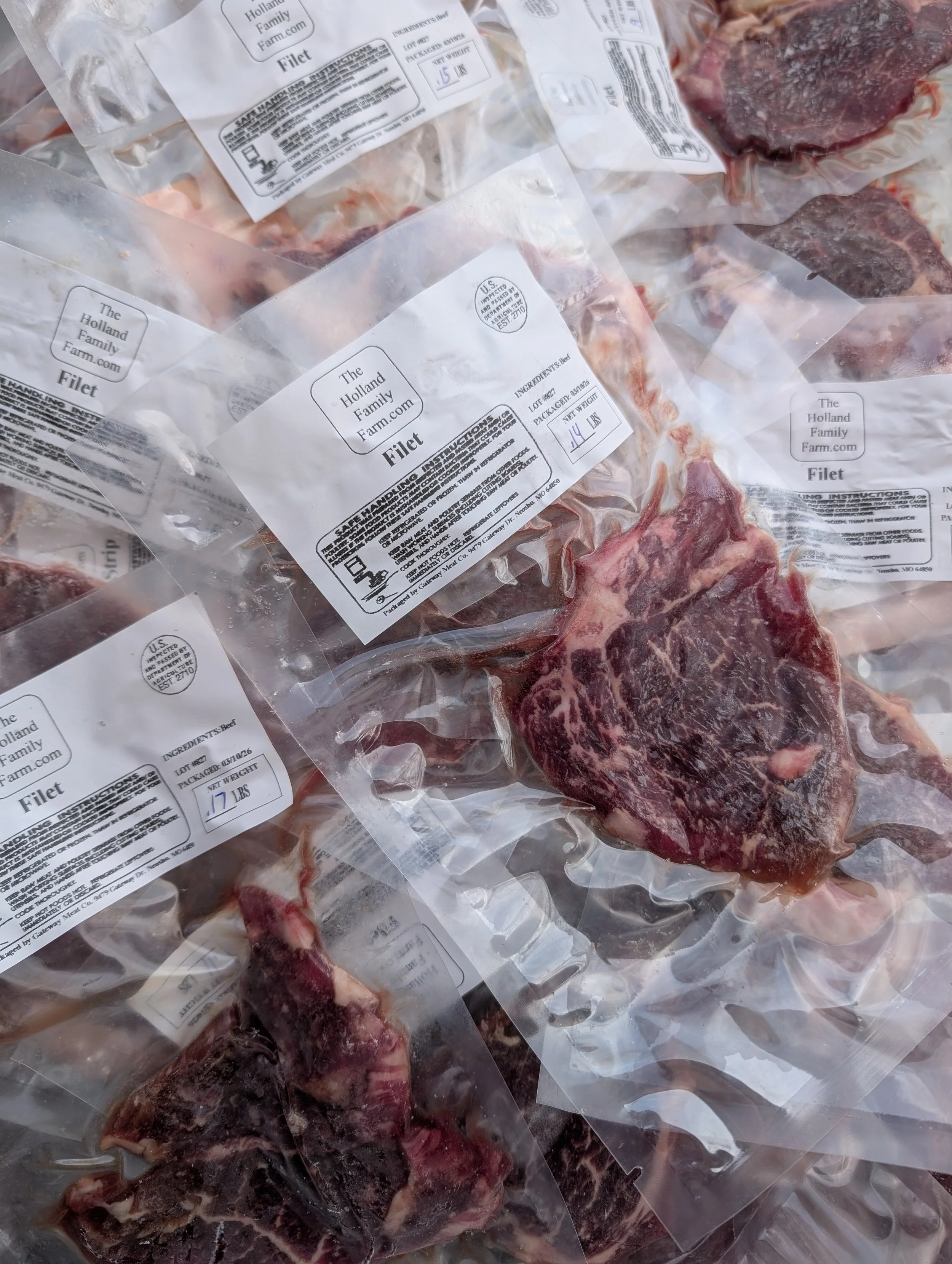 Pasture-Raised Veal Filet Mignon Steaks