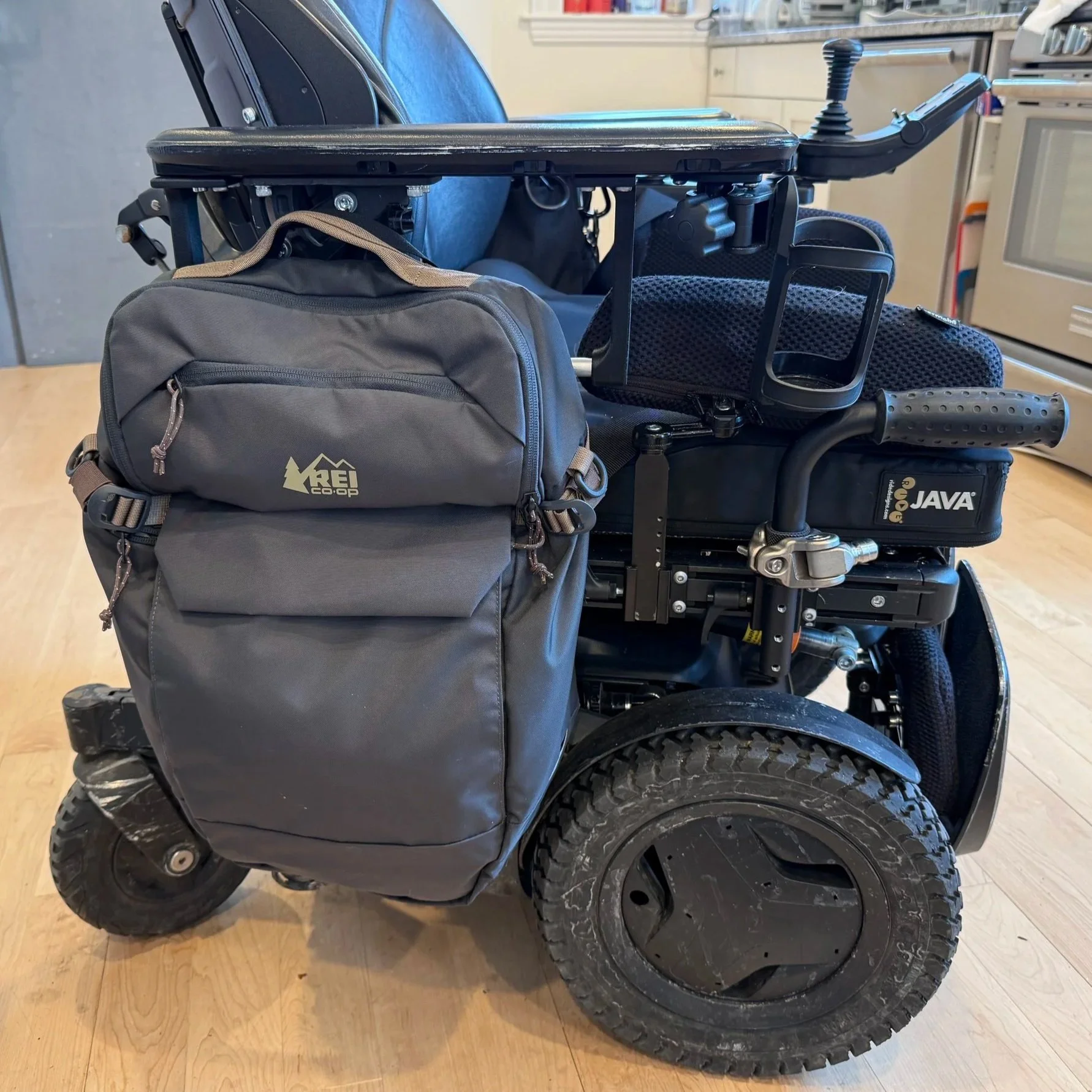 Permobil Bike Pannier (Bag) Armrest Attachment