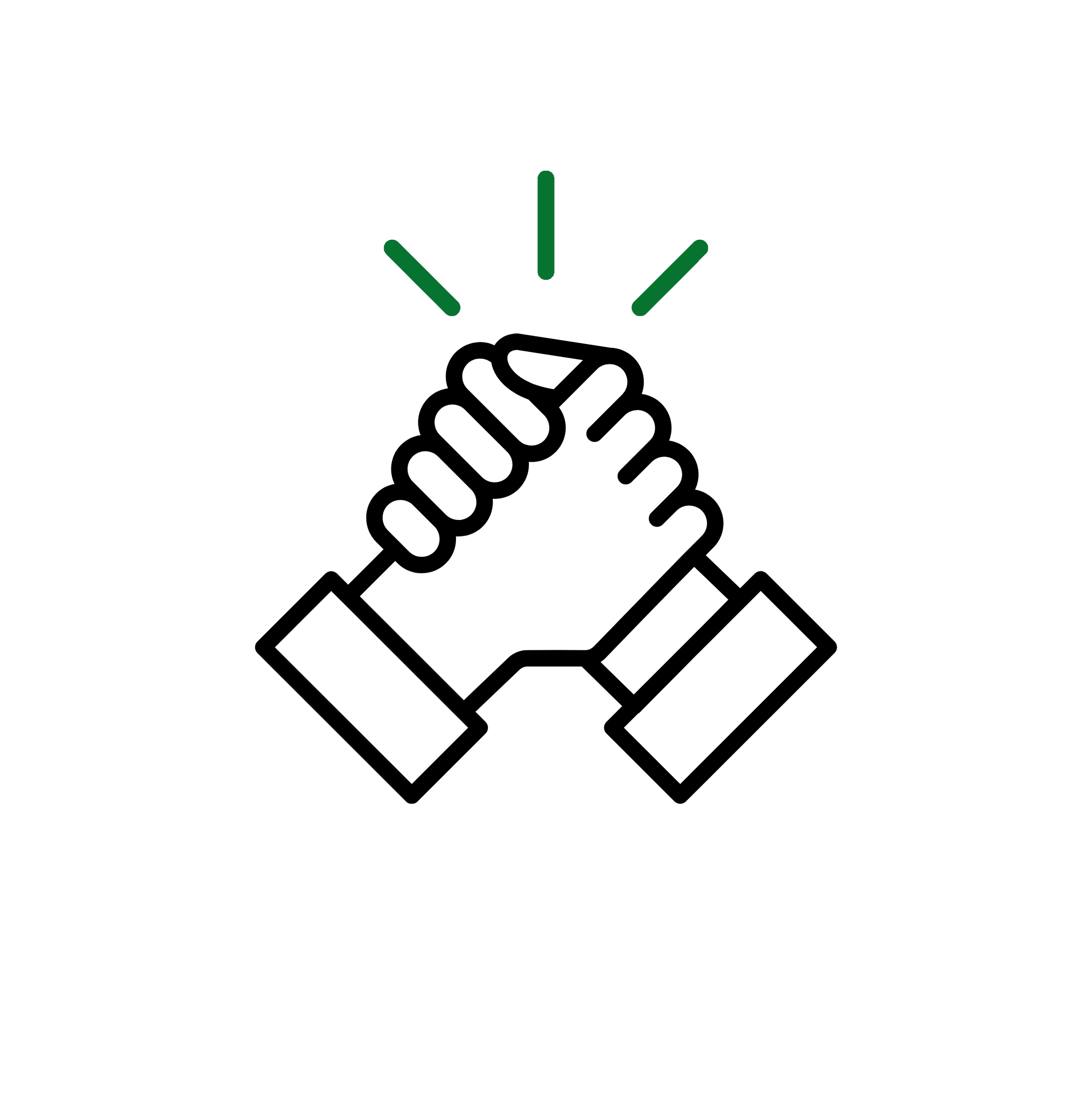 Alarm clock with green hands and black face showing 4:00.