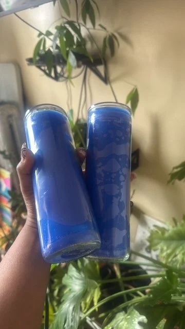 Emotional Recalibration Grief Candle (Fixed Blue Candle)