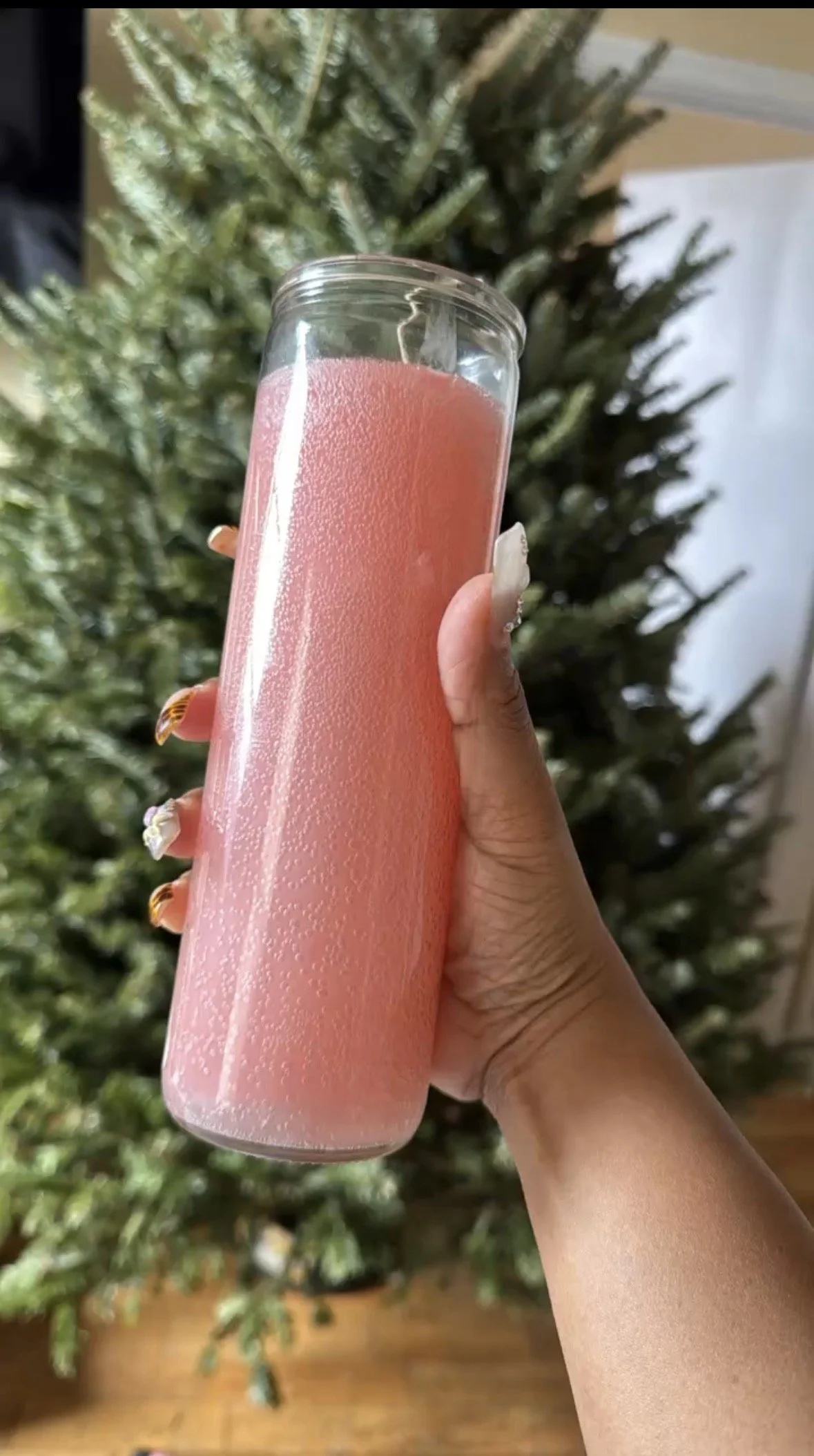 Heart Healing Grief Candle (Fixed Pink Candle)