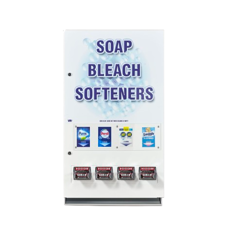 laundry vending machine, soap vending machine, detergent vending machine, laundry room with vending machine, laundry vending machine service