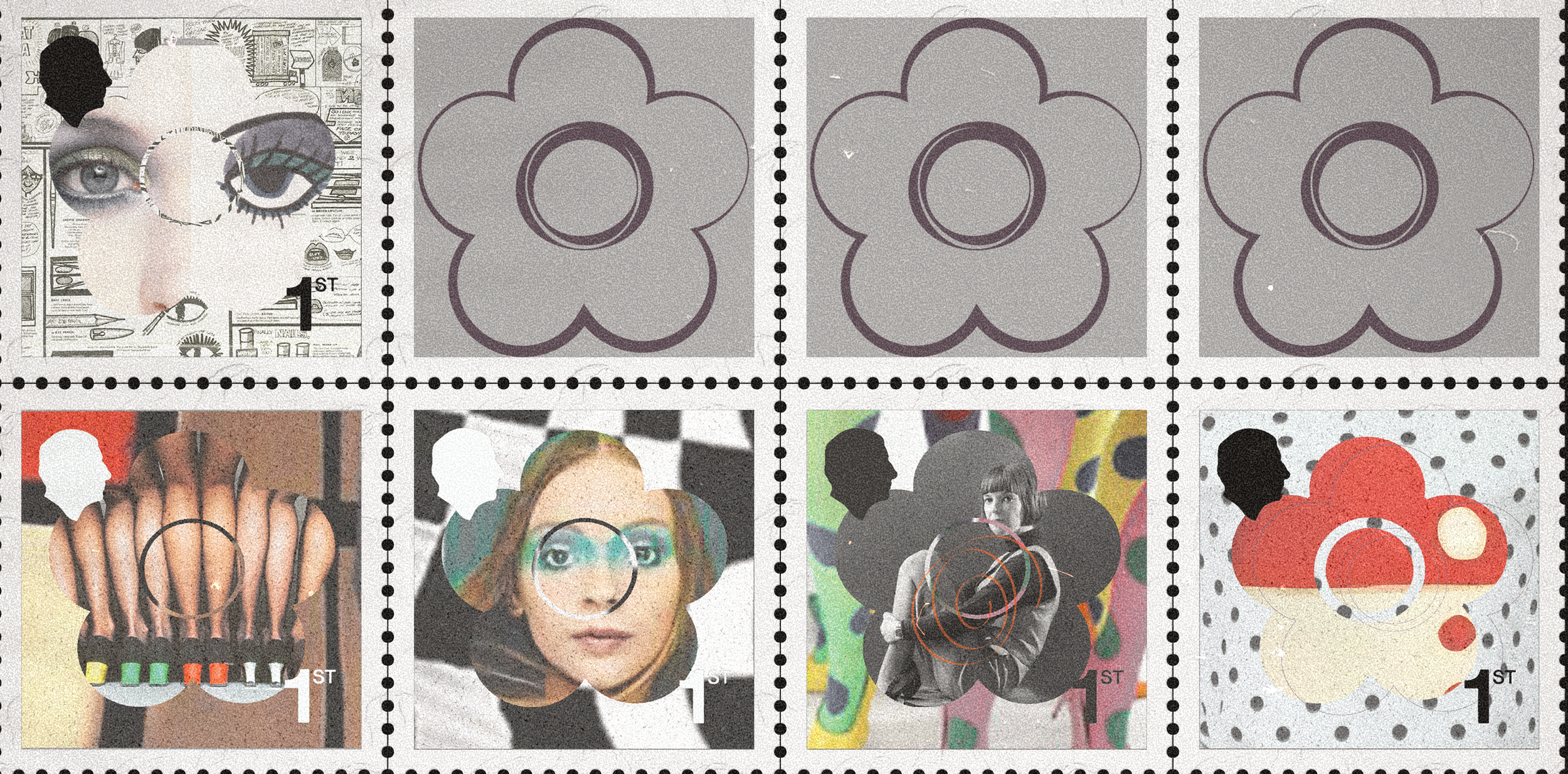 Mary Quant Stamp Collection