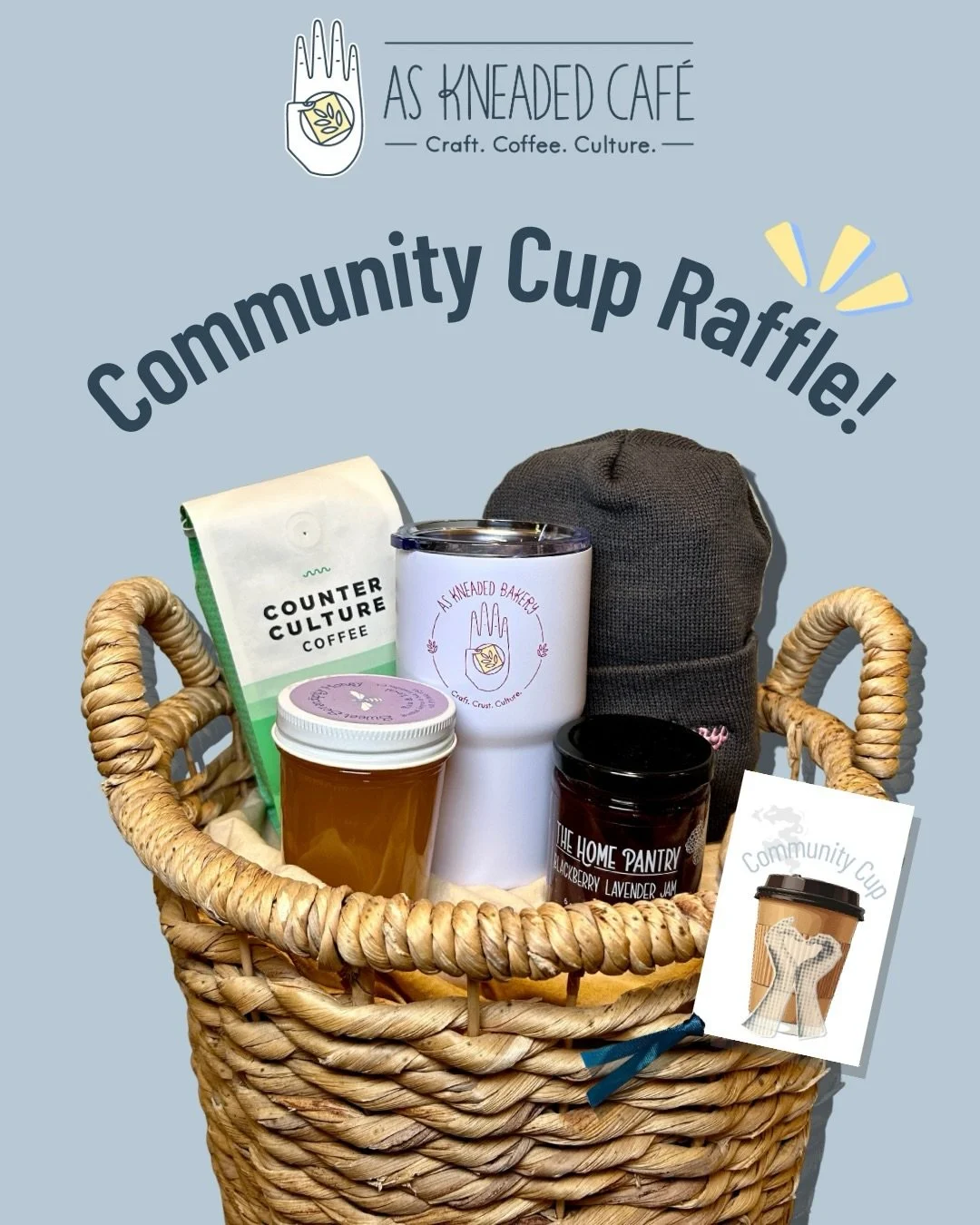 Let us introduce you to the Community Cup! Here&rsquo;s the concept: 

Need a coffee? ☕️
Take a ribbon from the board and hand it to our staff for a free drip coffee&mdash;no questions asked.

Want to give back? 🫂
Tell the cashier you&rsquo;d like t