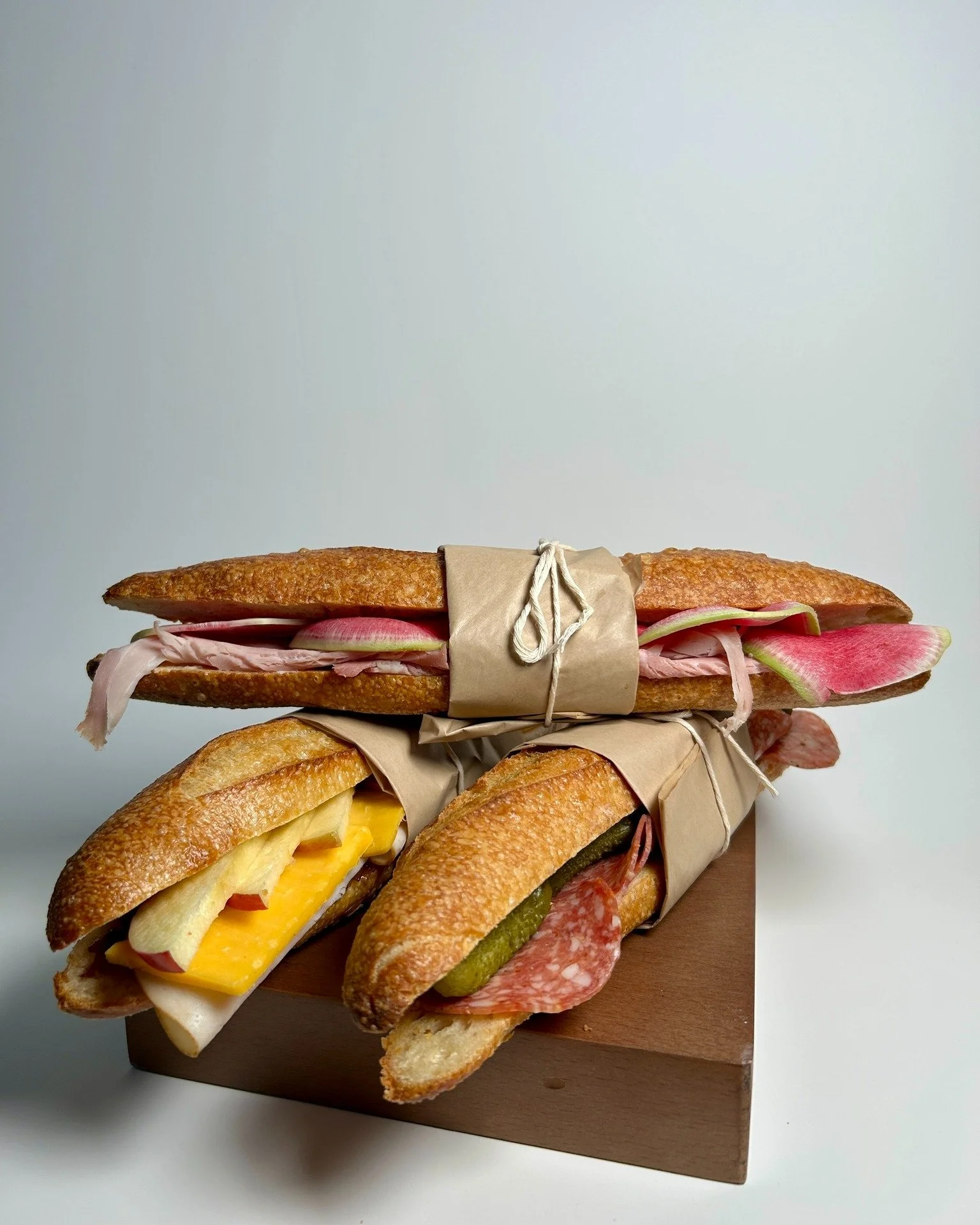 We Grand Open in one week! On that day we offer all six daily sandwiches on our menu using fresh, simple ingredients, and we serve them all on crunchy, classic AKB demi-baguettes. 

Let&rsquo;s get into the goods below 🔽

The first photo features ou