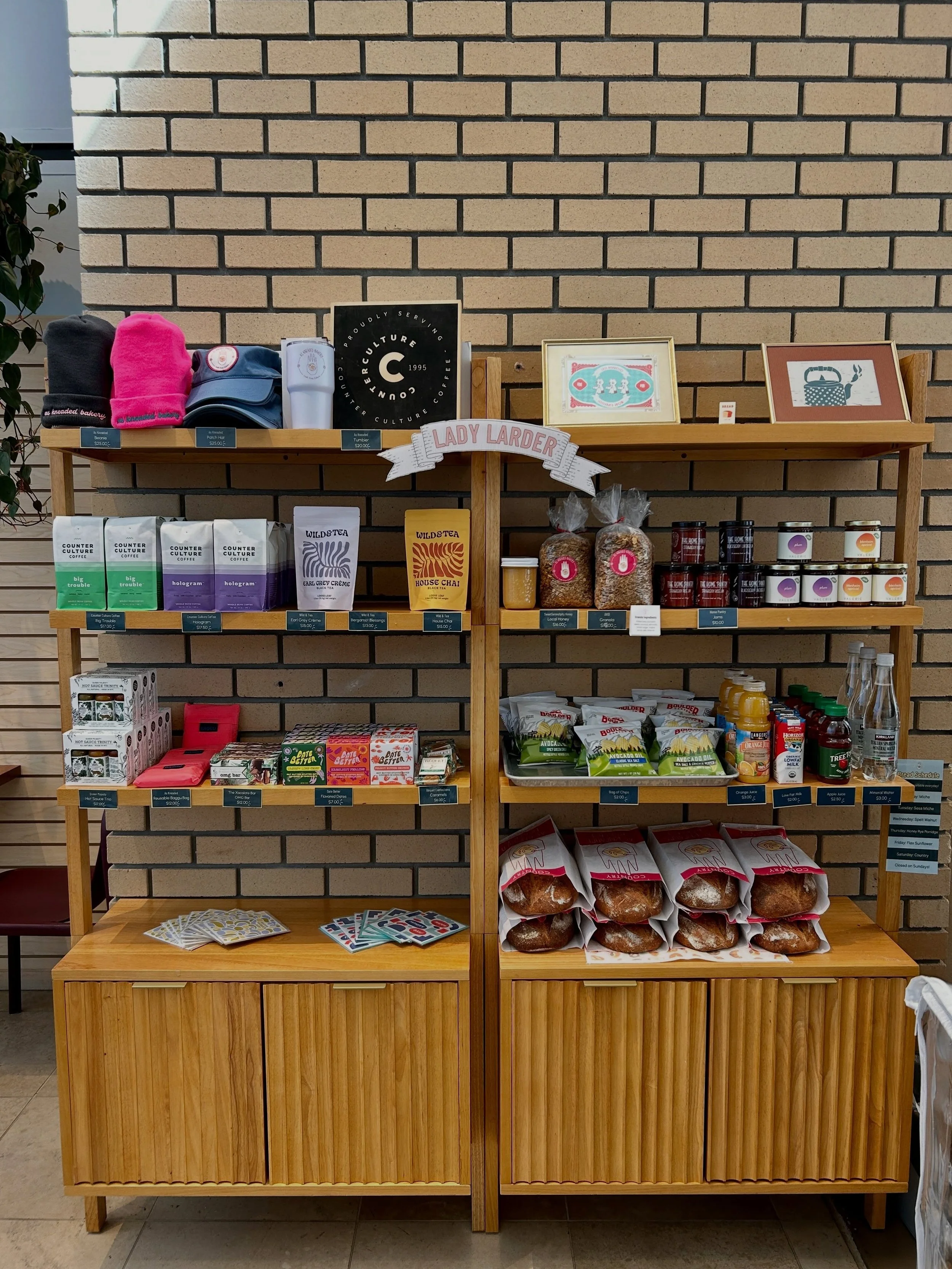 Have you browsed our section of Lady Larder lately? We have some new additions!

💪🌟Our Lady Larder is one way that we support women-owned business, just like As Kneaded, wherein we offer an ever growing array of goods. This concept comes from our s