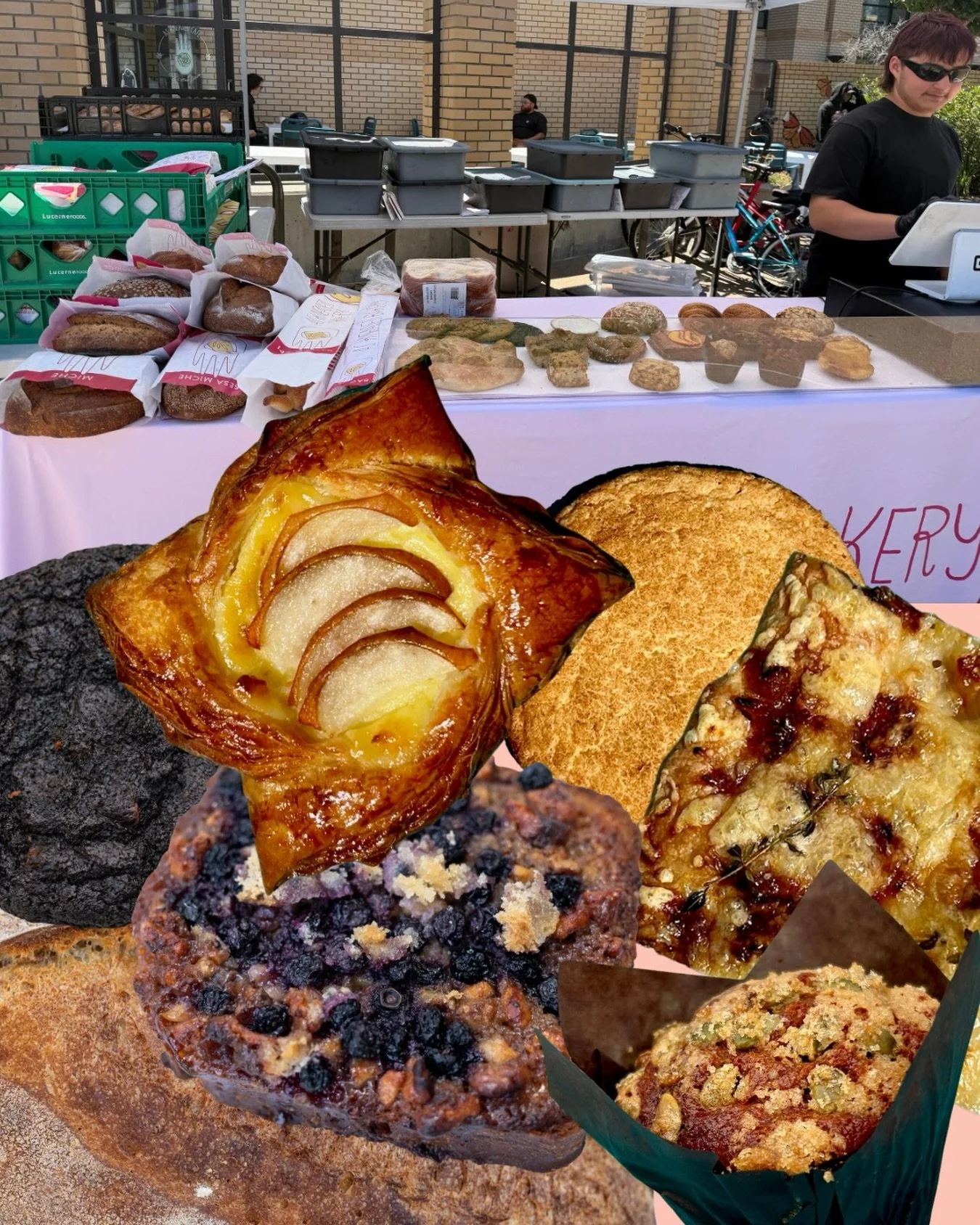 It&rsquo;s been so much fun popping up in front of our caf&eacute; to serve our full menu of @as.kneaded.bakery goods on Wednesday nights this summer! Tomorrow, Sept 30th, will be the last day of our patio market, so be sure to stop by and get your A
