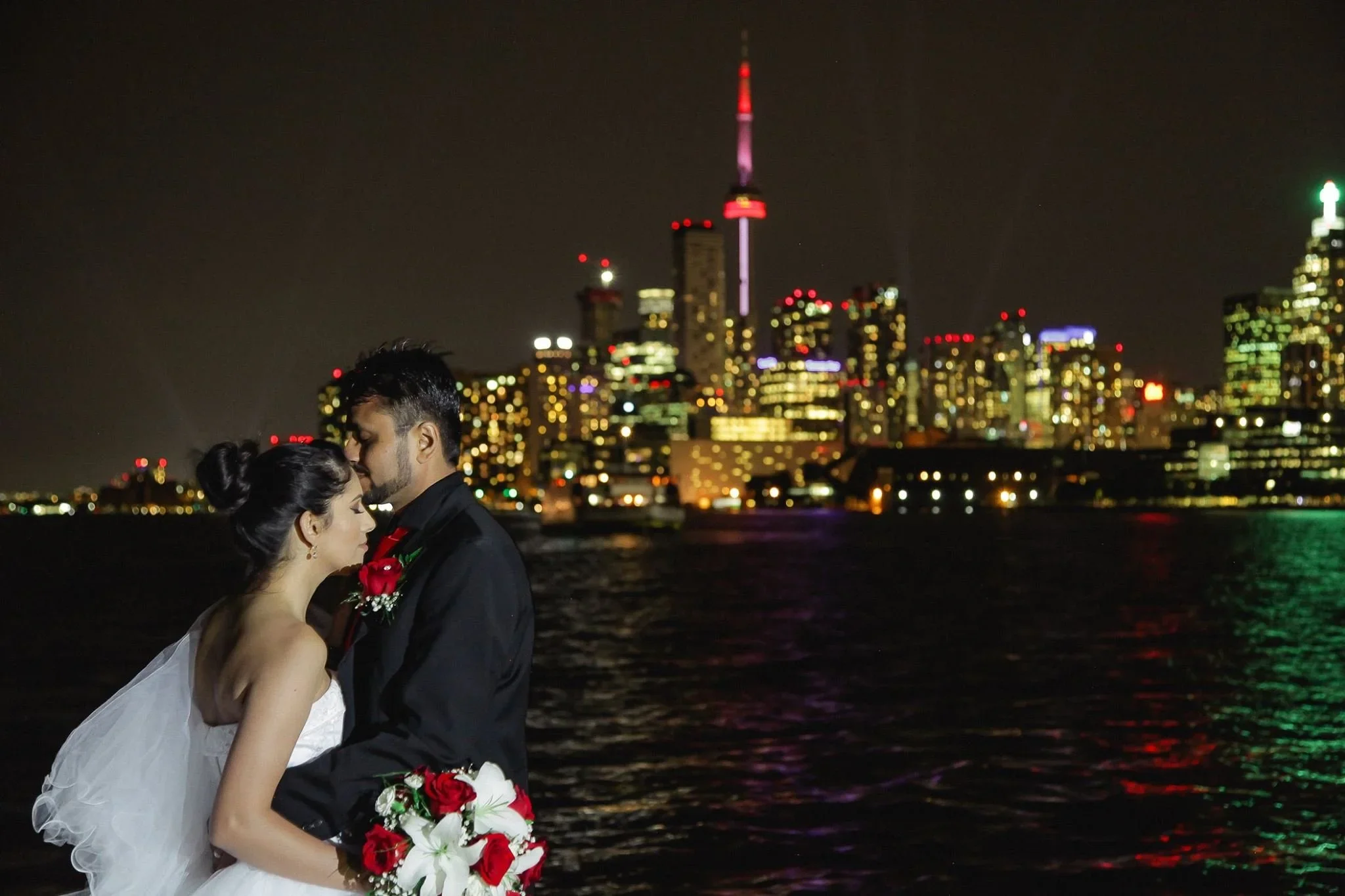 City Lights and Lakeside Love: A Toronto Waterfront Engagement