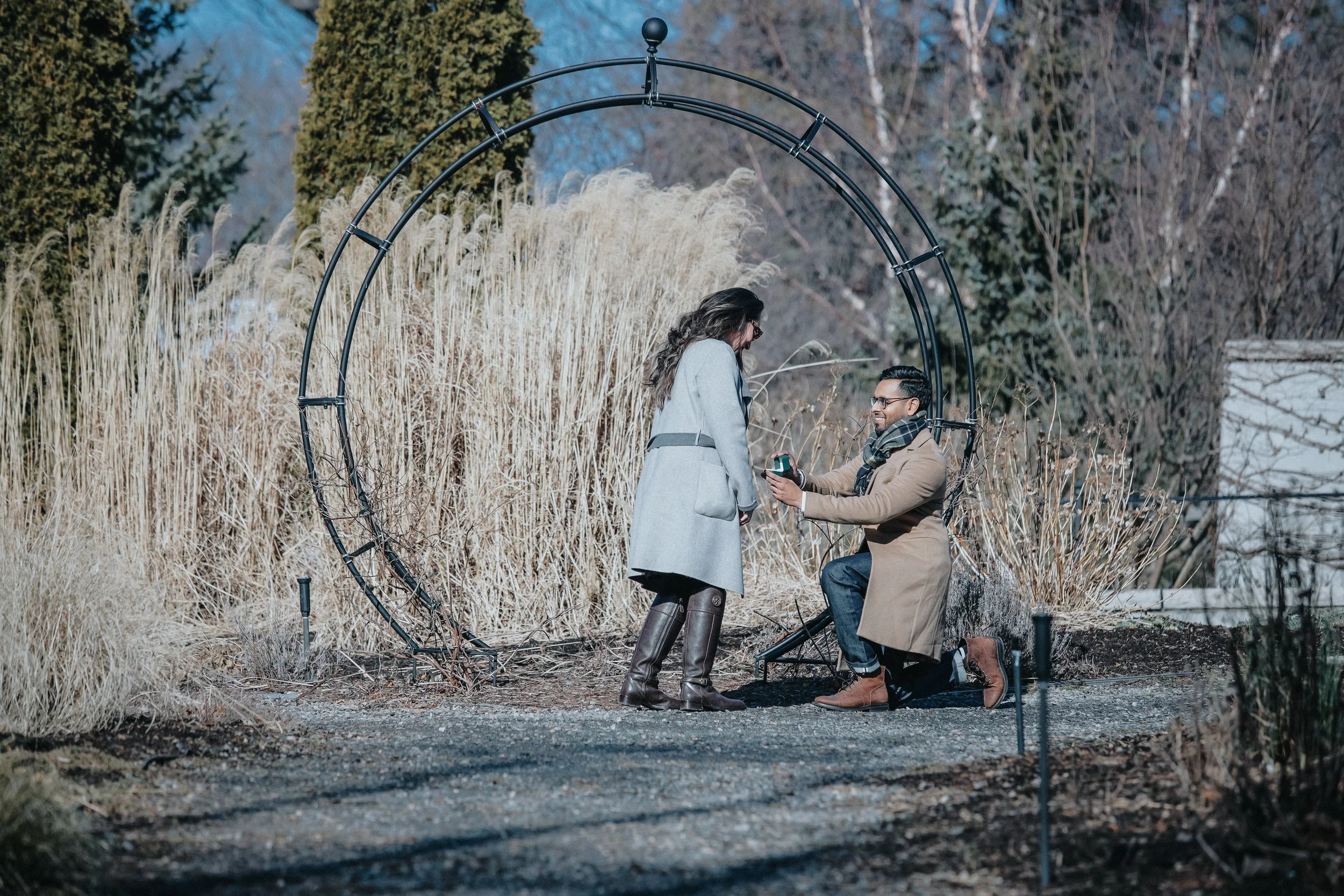 A Magical Moment: Surprise Proposal Mississauga Ontario Riverwood Conservation Photography
