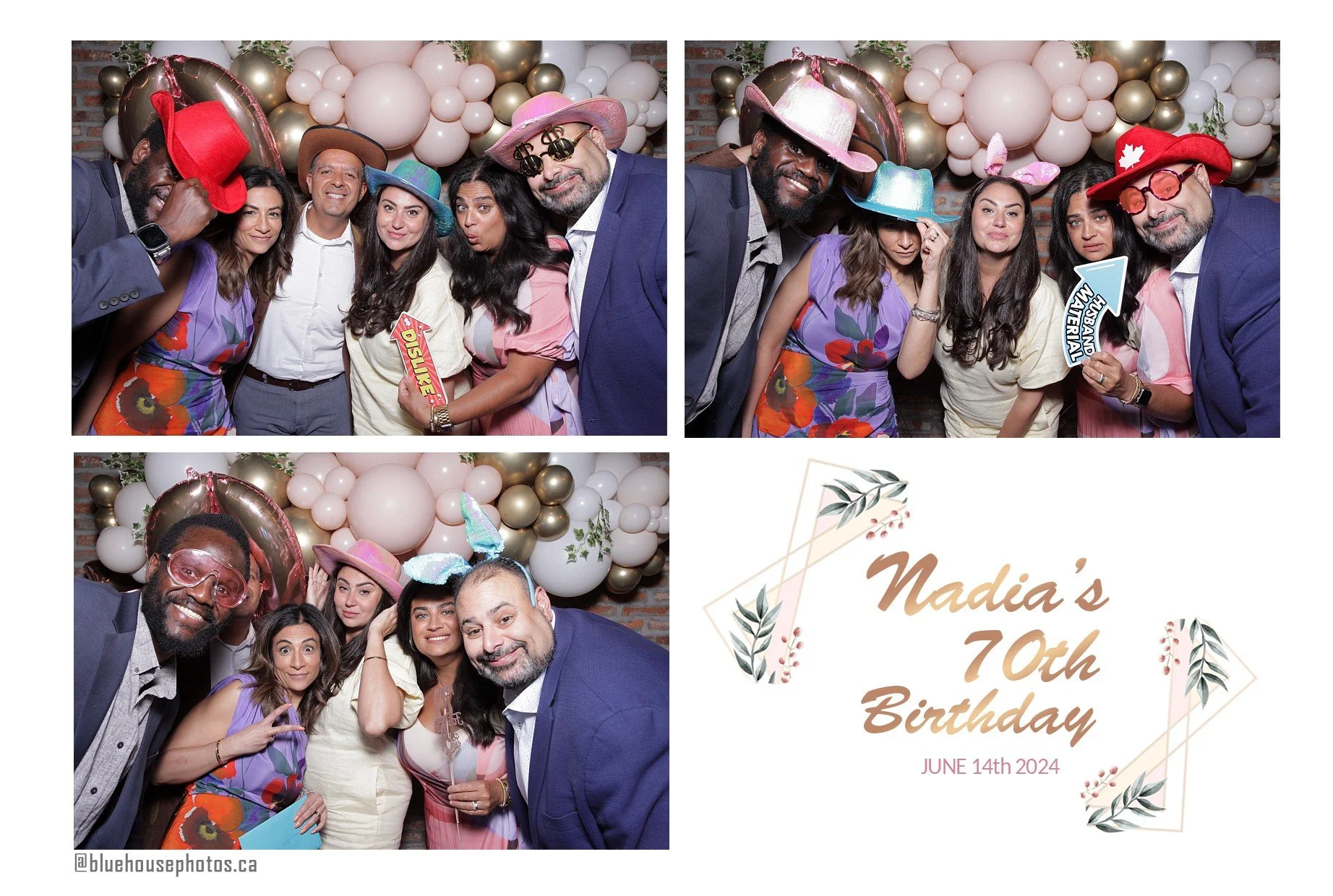 Mississauga Photobooth - 70th Birthday Celebration