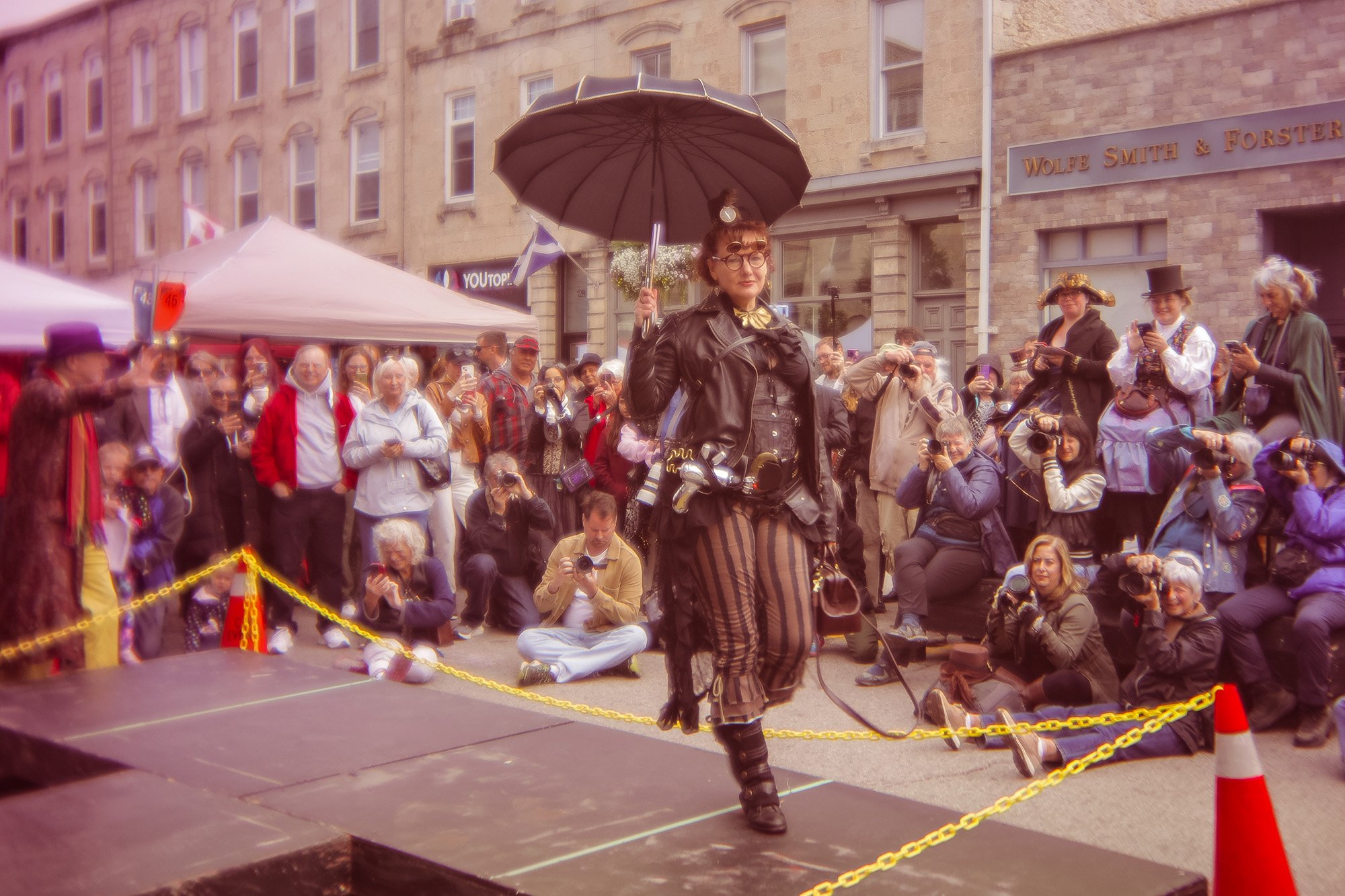 Stepping Back in Time: Capturing the Fergus Steampunk Festival Through a Nostalgic Lens