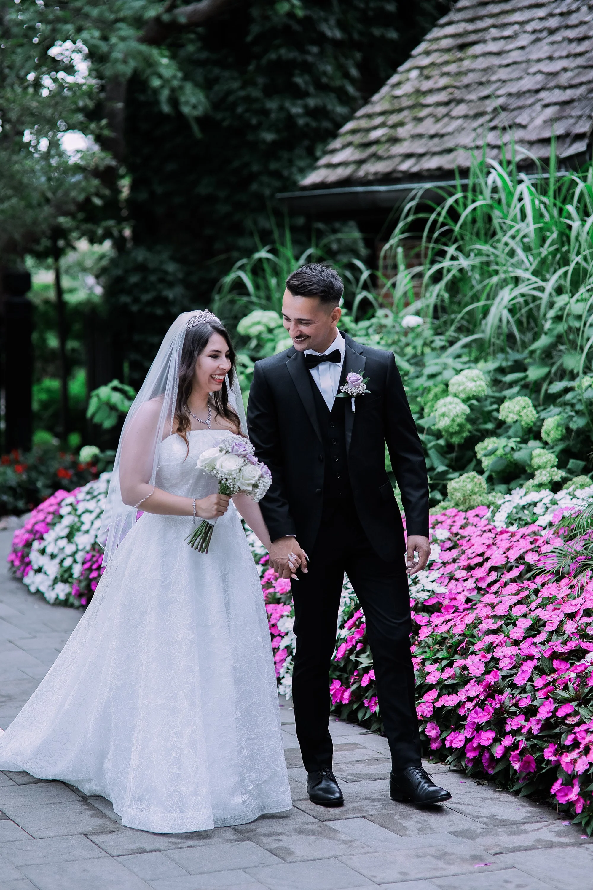 Garden Wedding Photography at The Old Mill Toronto