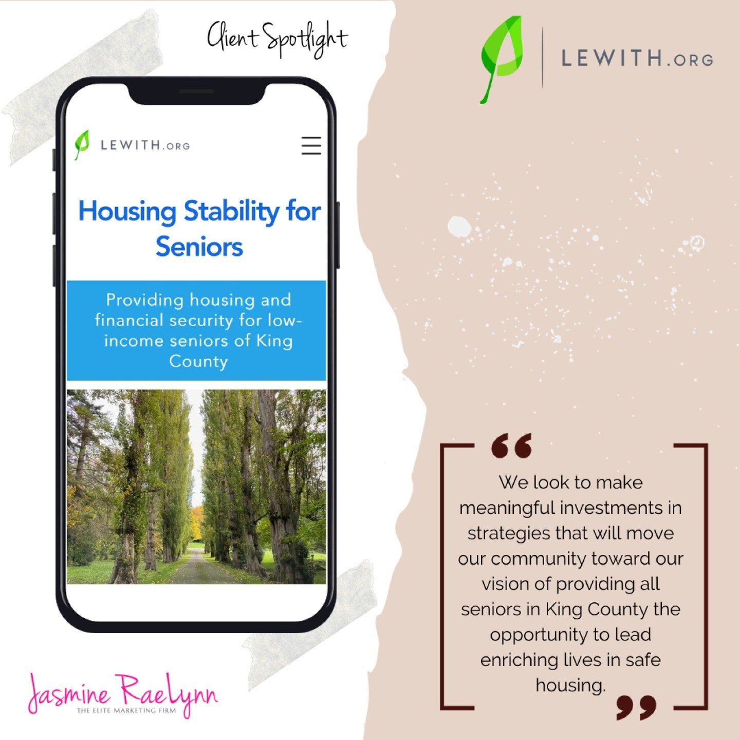 Welcome (again) Carrie Lewith Charitable Trust, to The Elite Marketing Firm! 💫

We truly enjoyed crafting and designing your new website! This time around, thanks for trusting us to create your annual report template! 
 
We&rsquo;re excited to resha