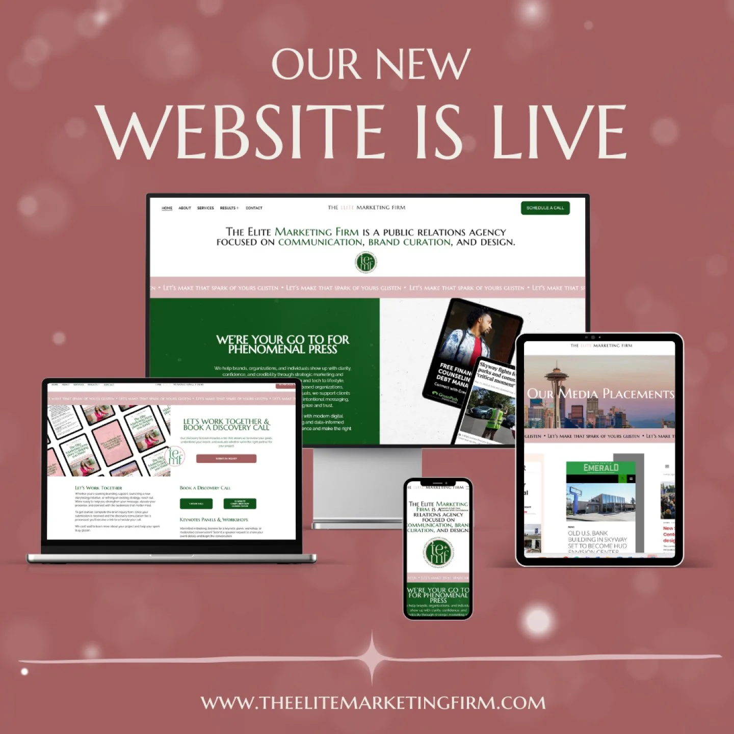She&rsquo;s live! 

After months of refining, reimagining, and building behind the scenes with intention, our new digital home is officially here!

This isn&rsquo;t just a website refresh.
It&rsquo;s a reflection of who we are becoming.

More clarity