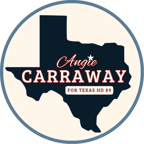Angie Carraway for Texas House District 89 seal
