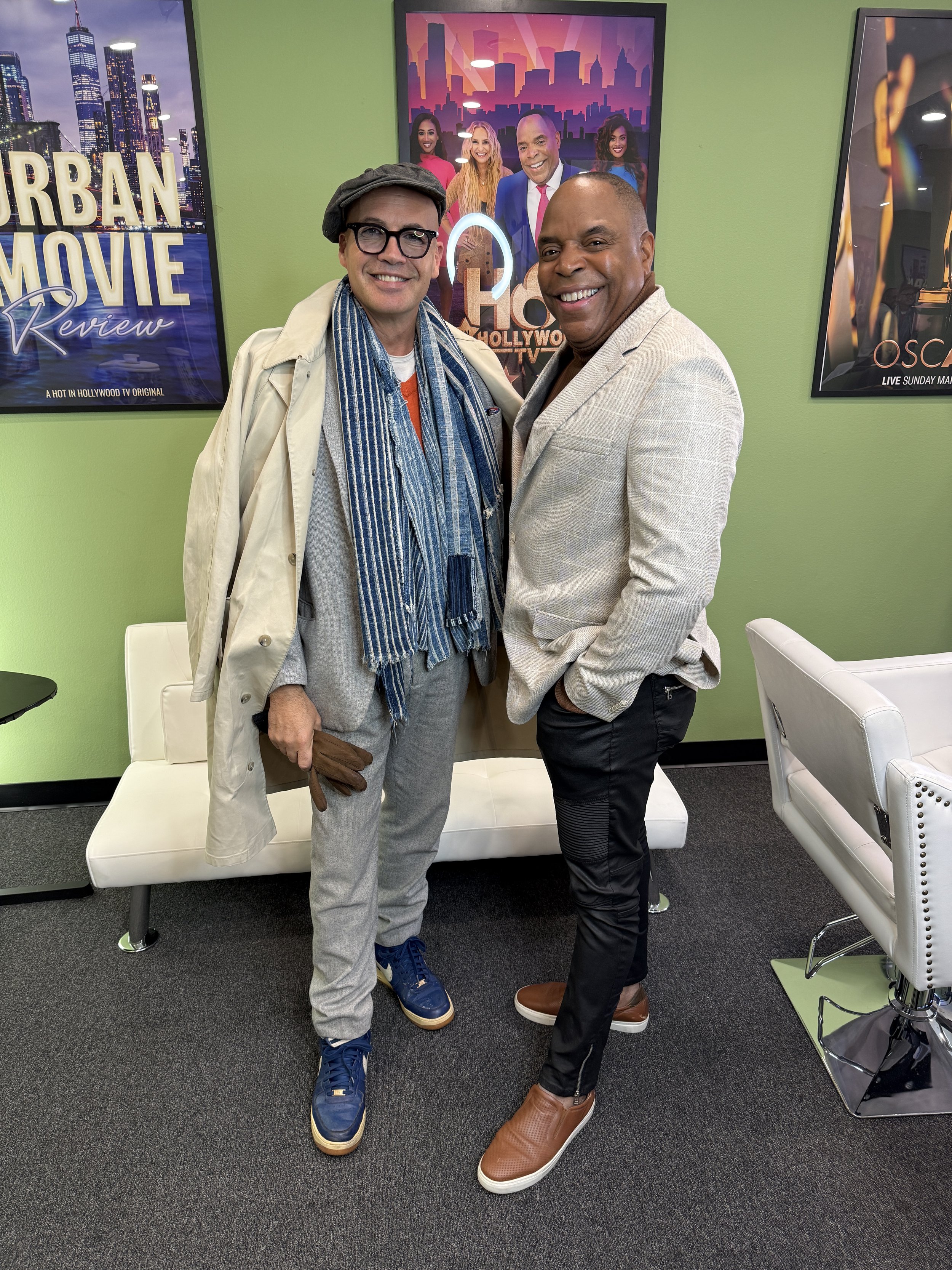 HotInHollywoodTV.com Launches New Celebrity Segment“Guess Who Stopped by The Studio” Featuring media mogul Tyrone Jackson and Billy Zane