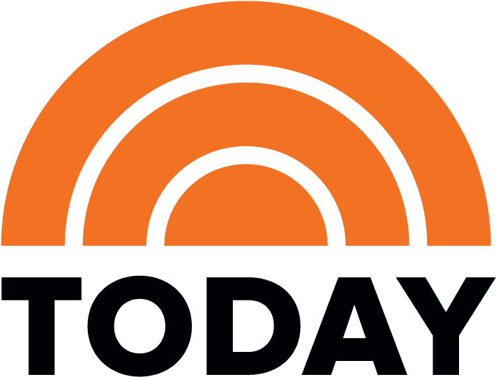 Logo with orange semi-circles above the word "TODAY" in black text.
