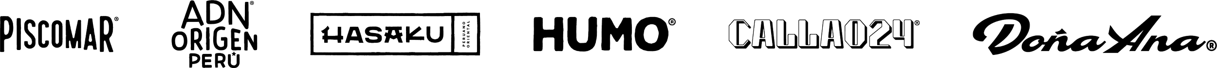 Vari logos de marcas relacionadas con tabaco, cigarrillos y productos de fumar.