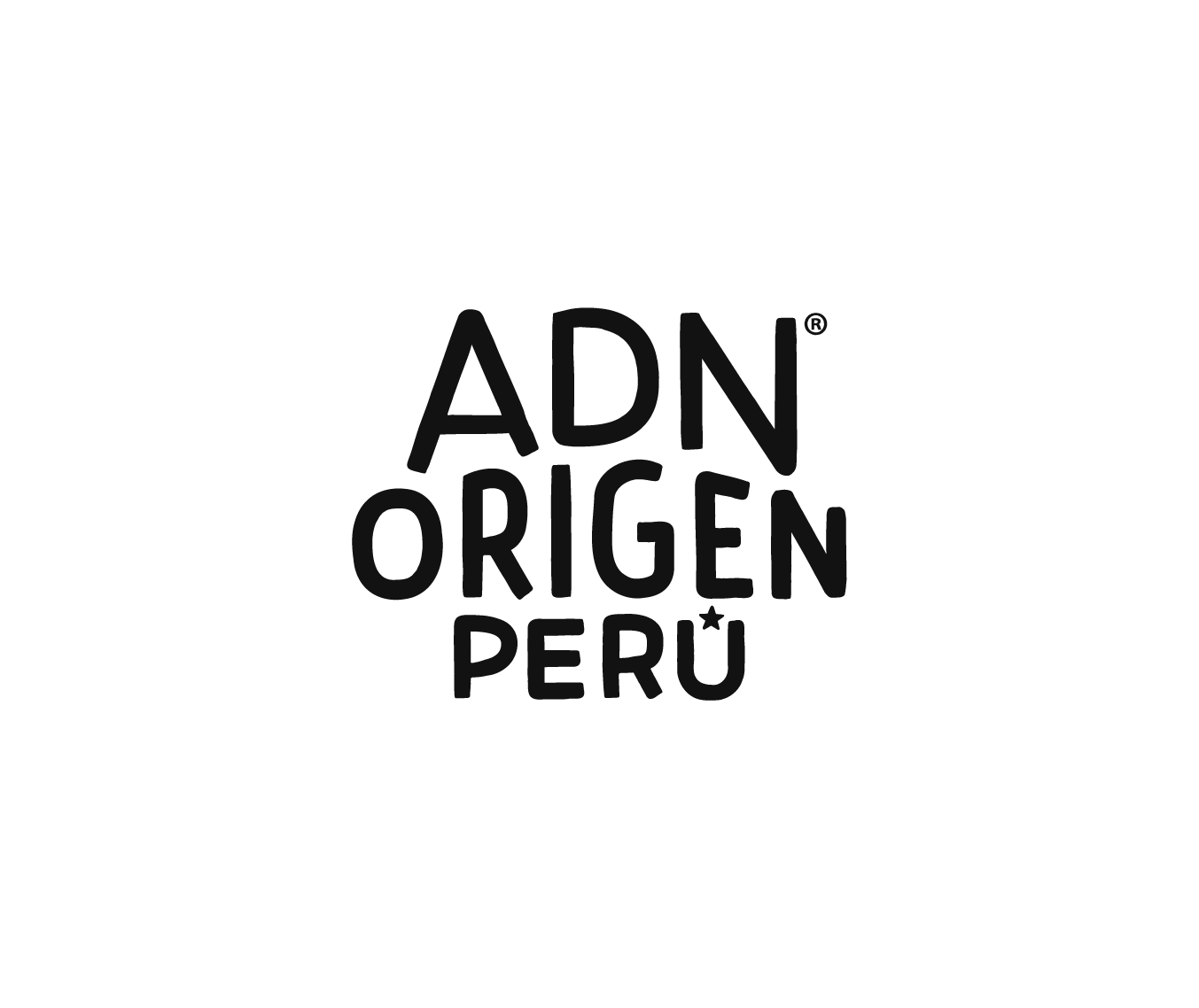 Texto que dice: ADN Origen Perú