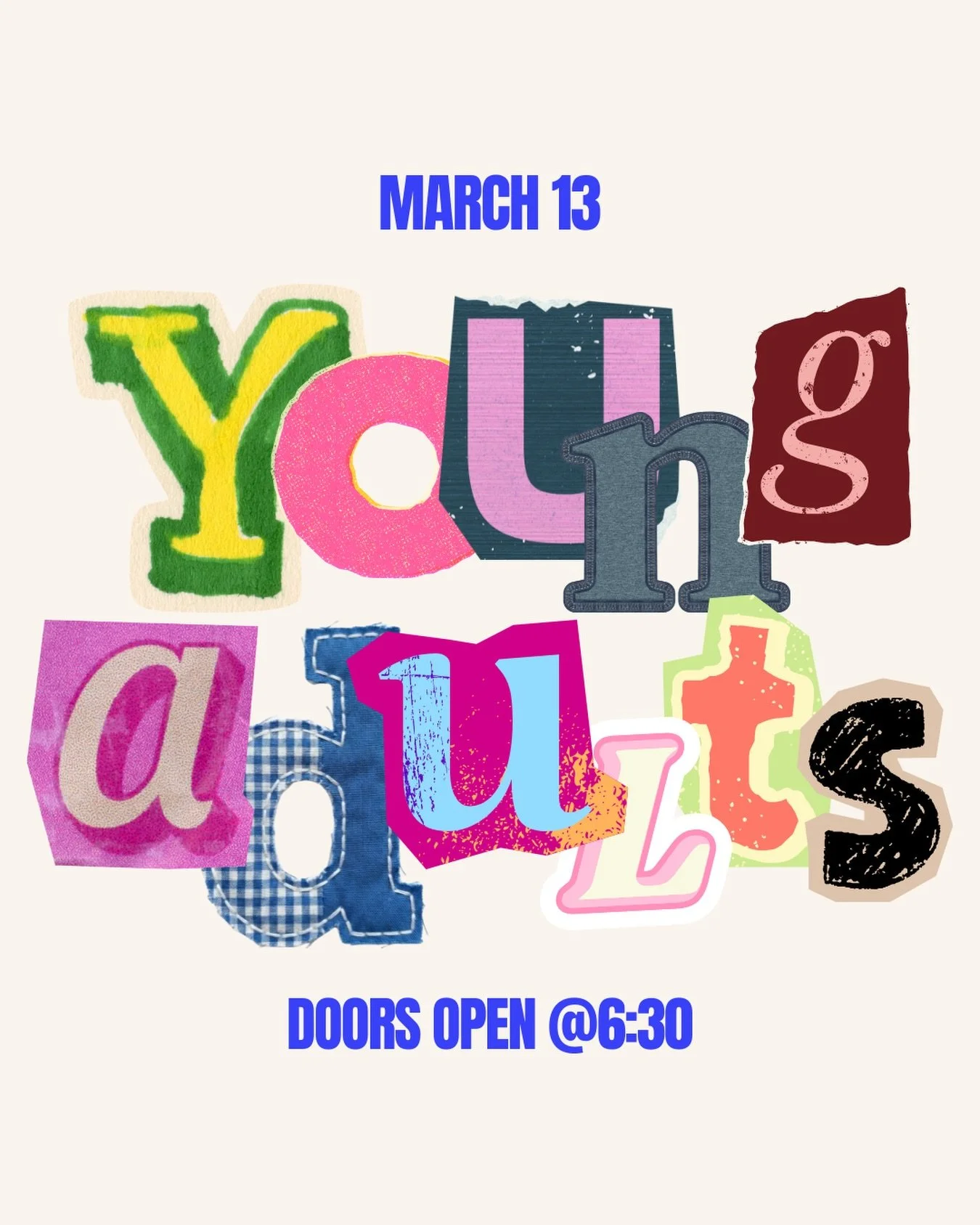 You know the drill 📣
Grab your friends and your Bible ⭐️
Doors open at 6:30 PM. See you there!