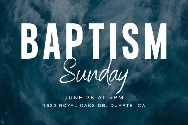 Baptism Sunday