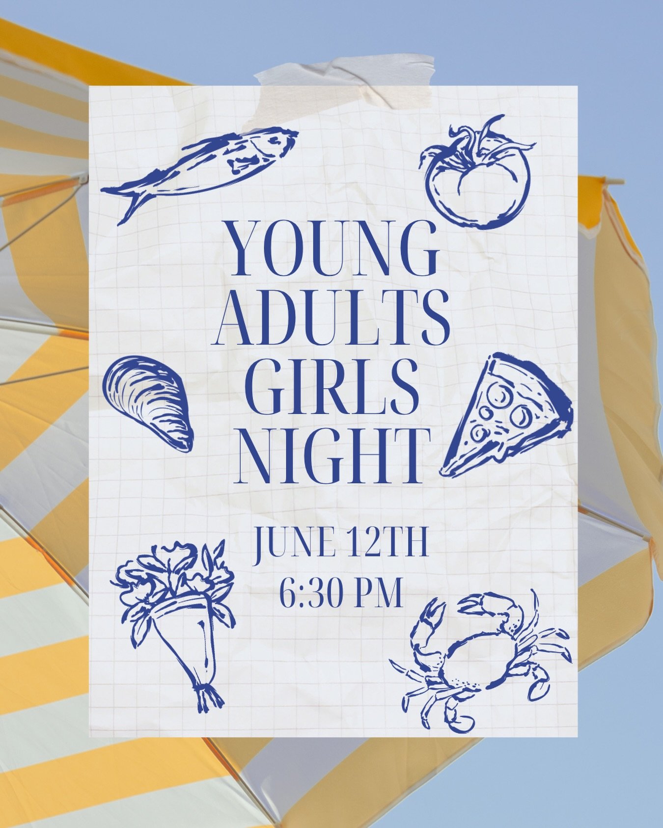 The perfect excuse for a girls night 💌

Join us June 12th at 6:30 pm for a night of worship, fellowship, and good food. 

The boys will be away for the men&rsquo;s treat, so we&rsquo;re doing a girls ONLY meeting for the ladies 💘

DM for the addres