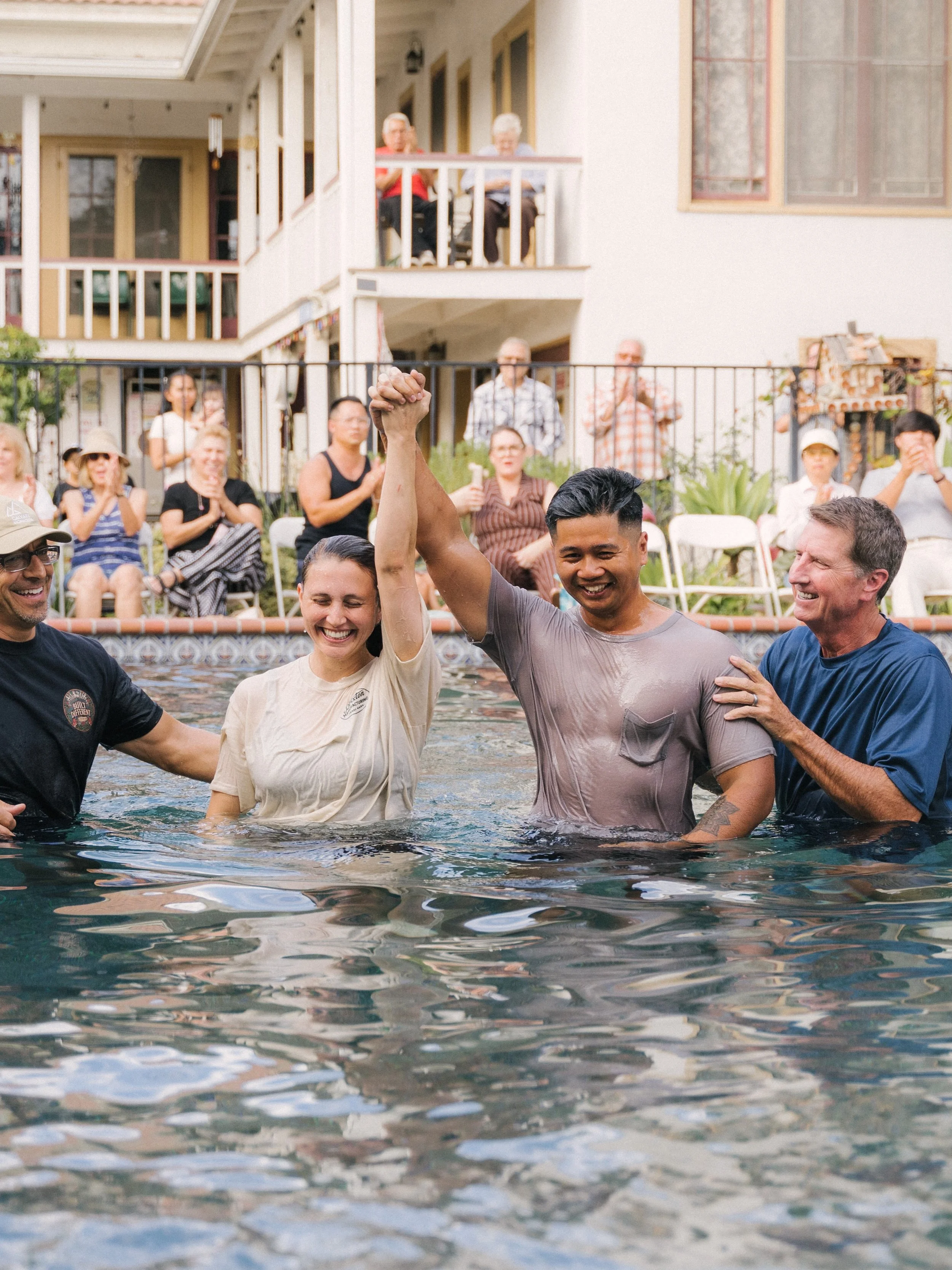 It&rsquo;s beautiful how many, individuals, couples and families were baptized this Sunday! 🙏