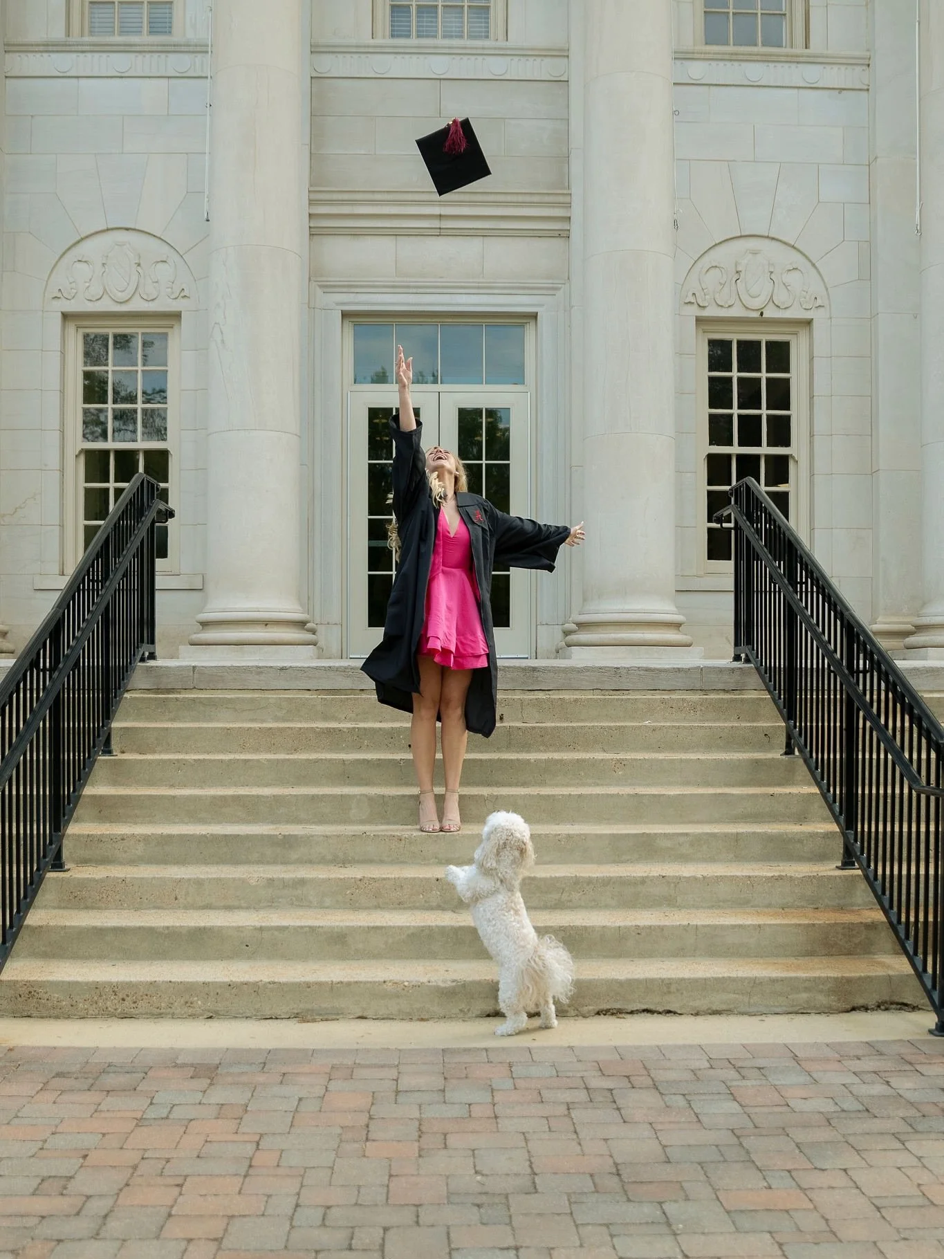 More grad pictures from Alabama featuring Remmy🐶❤️