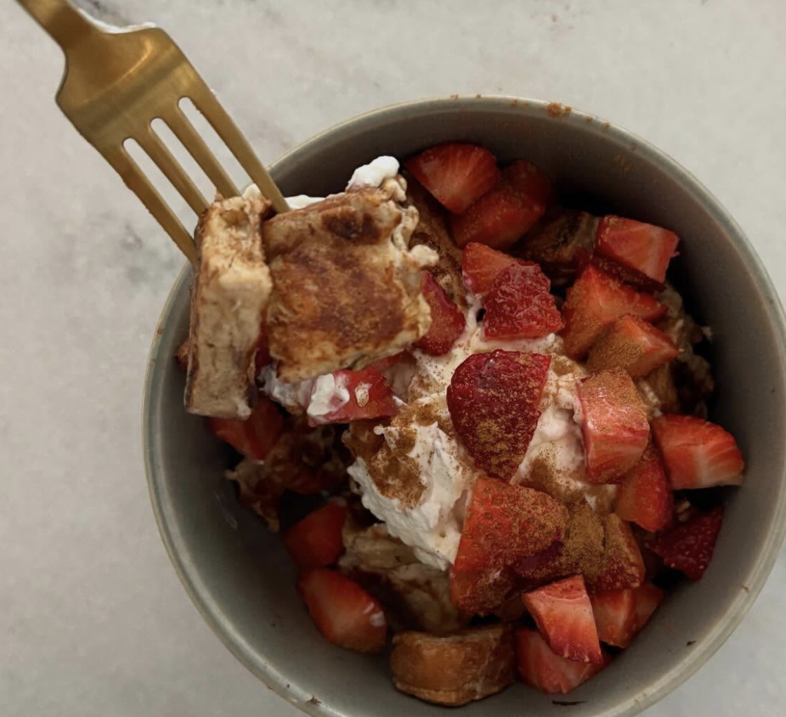 protein french toast bites