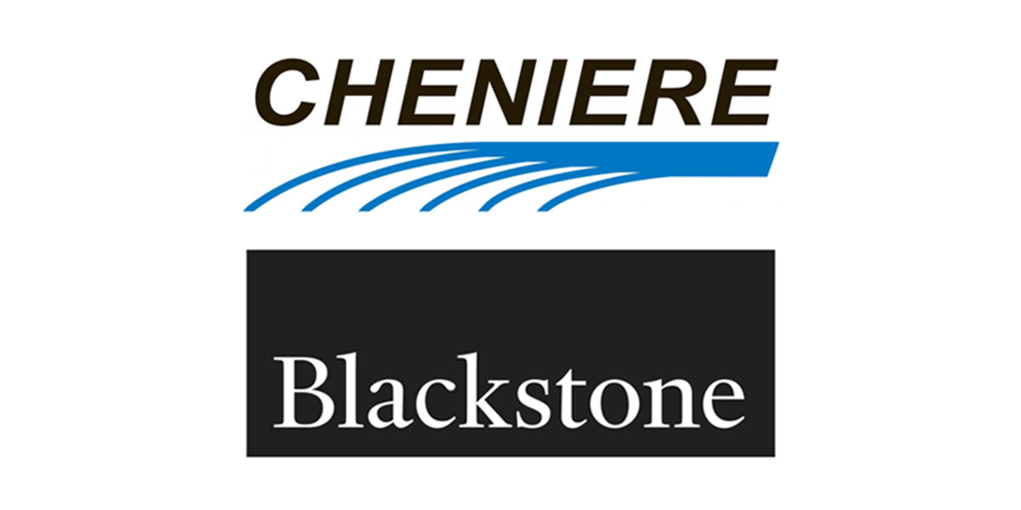 Cheniere and Blackstone logos.
