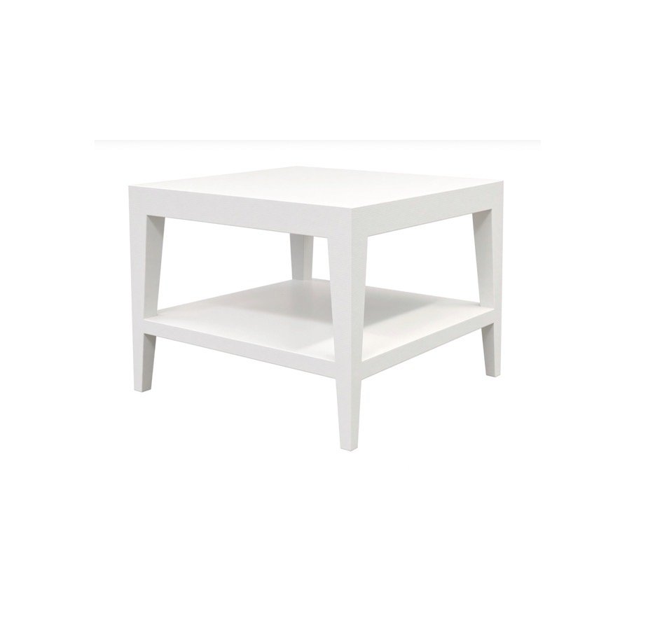 CKT-5003-FW Sq side tble w/shelf