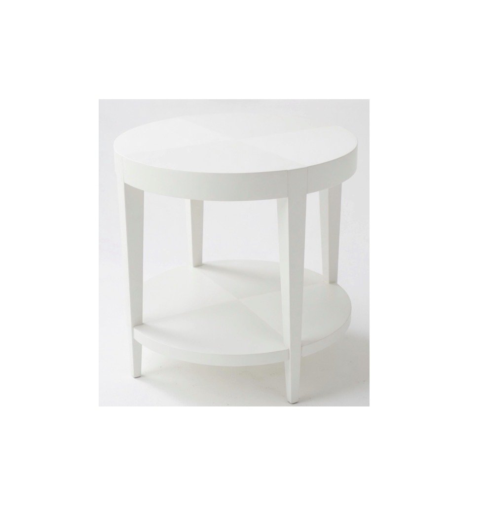 CKT-1514 side table, round with shelf