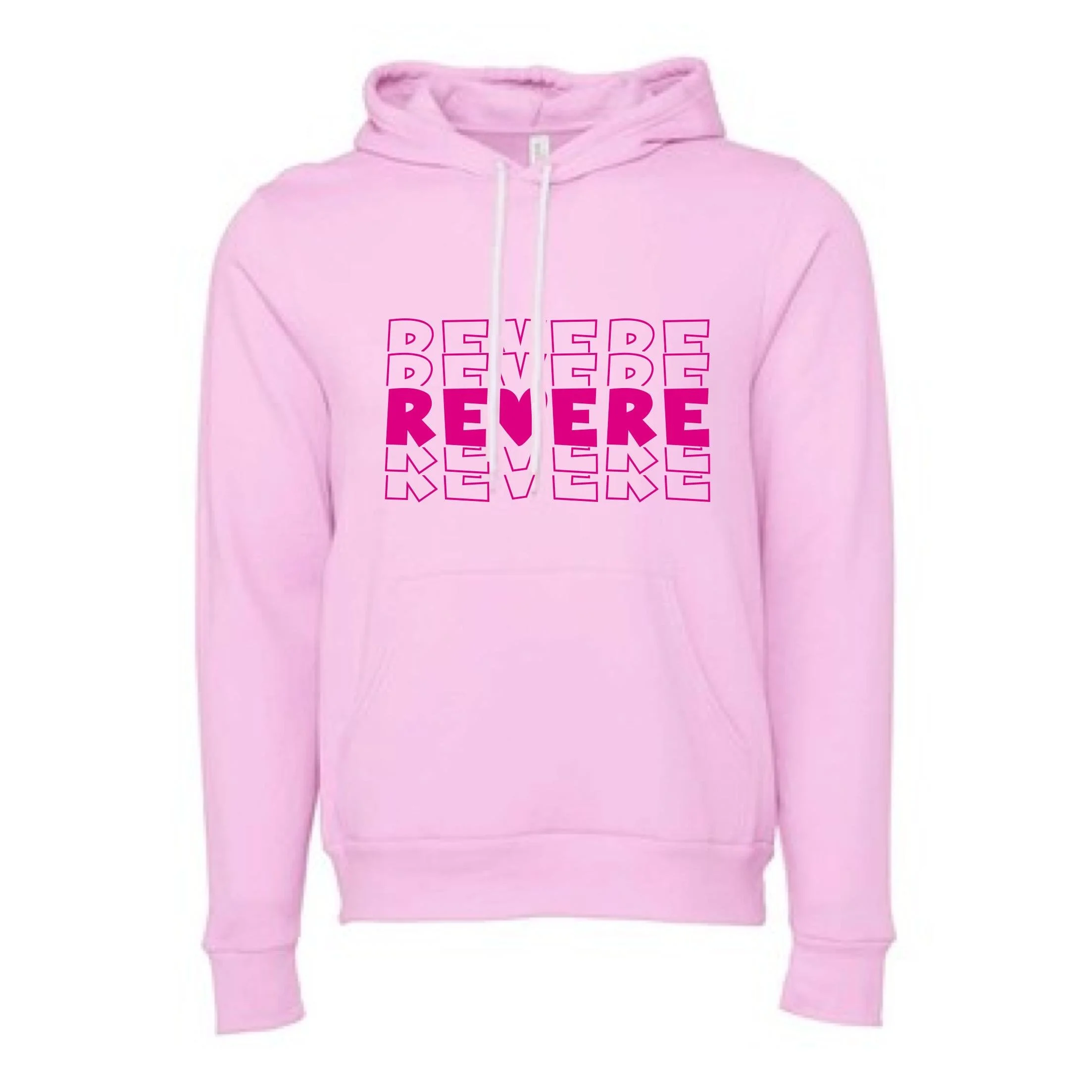 Adult Soft Hooded Sweatshirt in pink