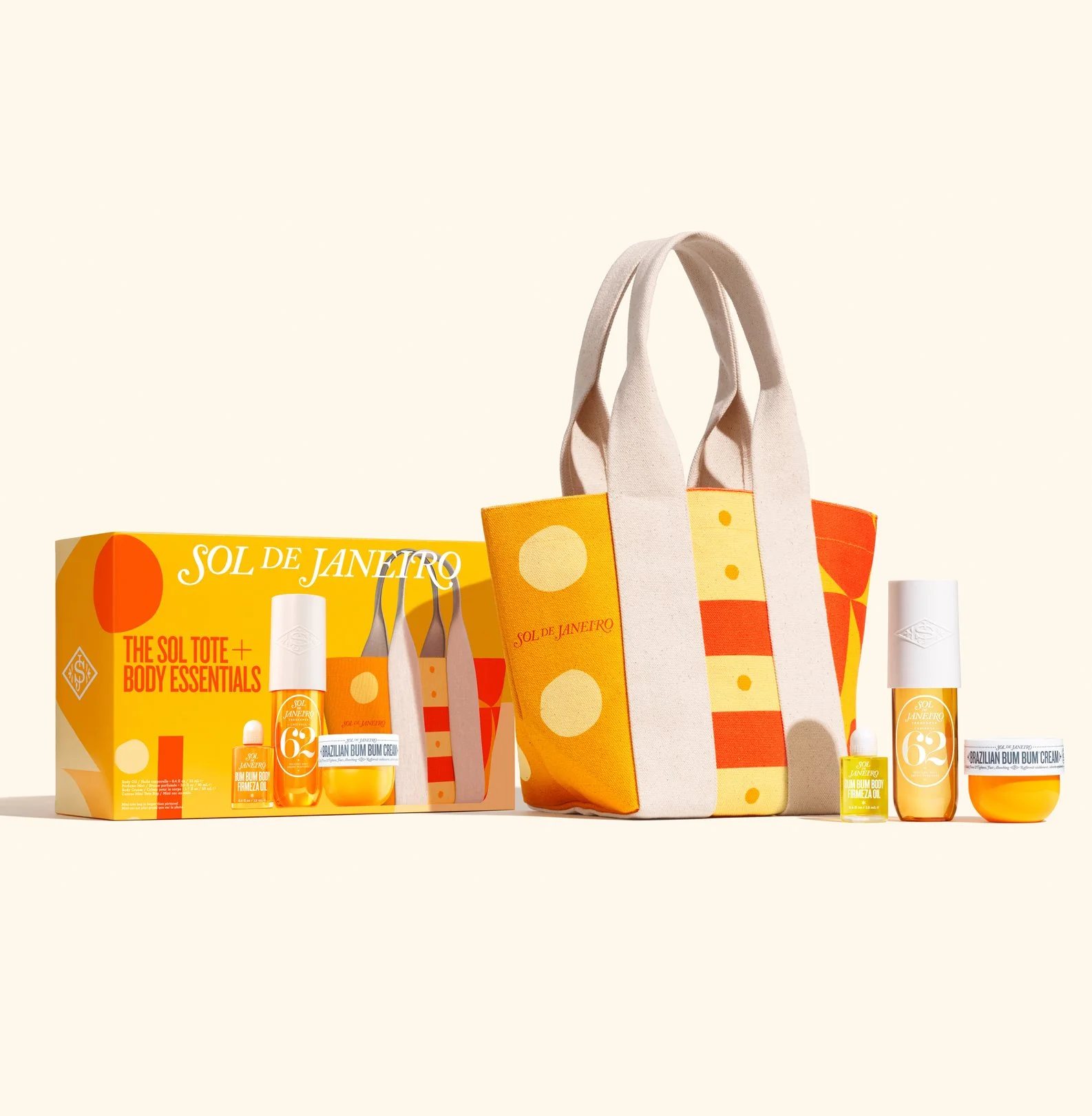   Sol de Janeiro  The Sol Tote Body Essentials Set Box 
