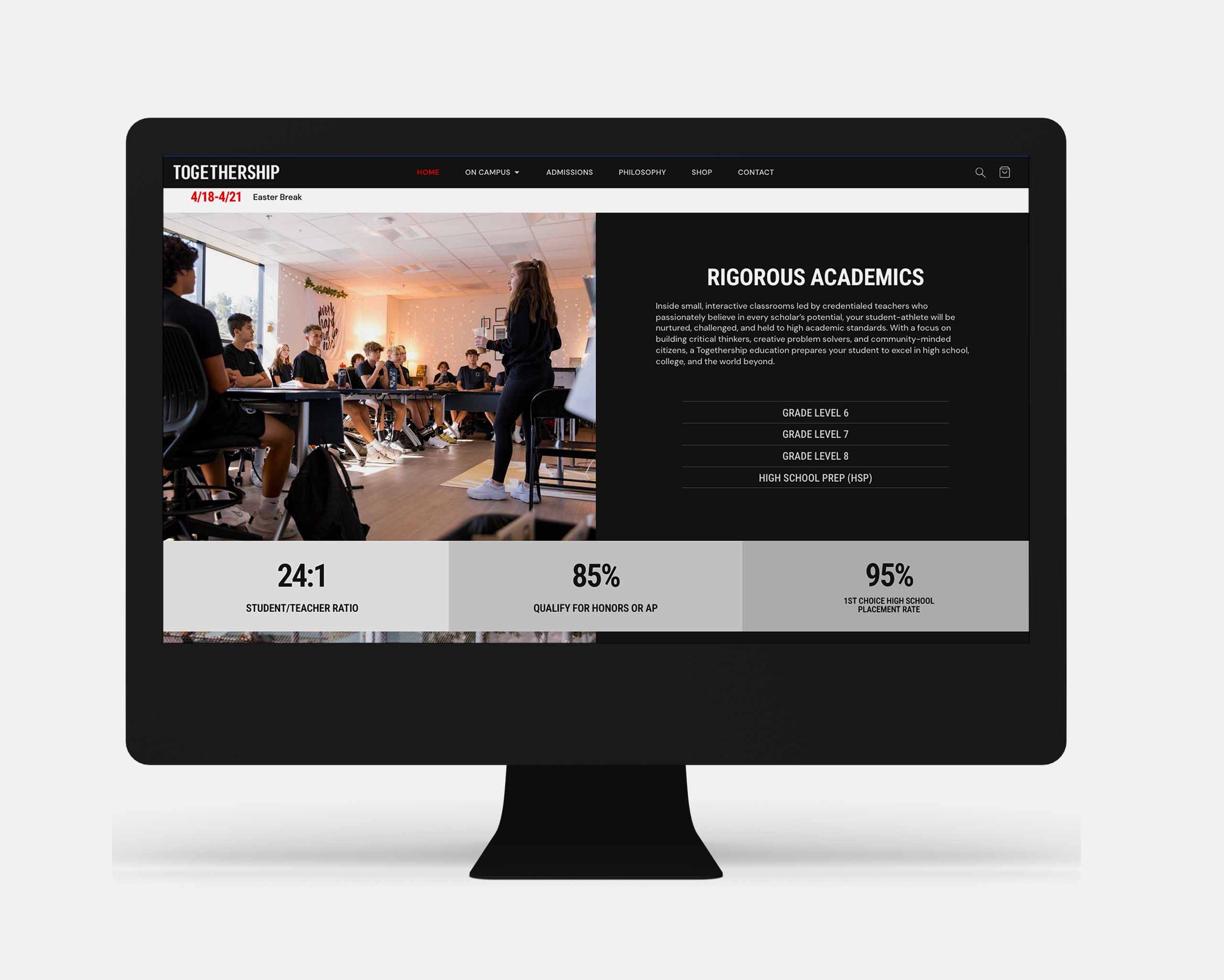 Emphasis on Academic Performance First