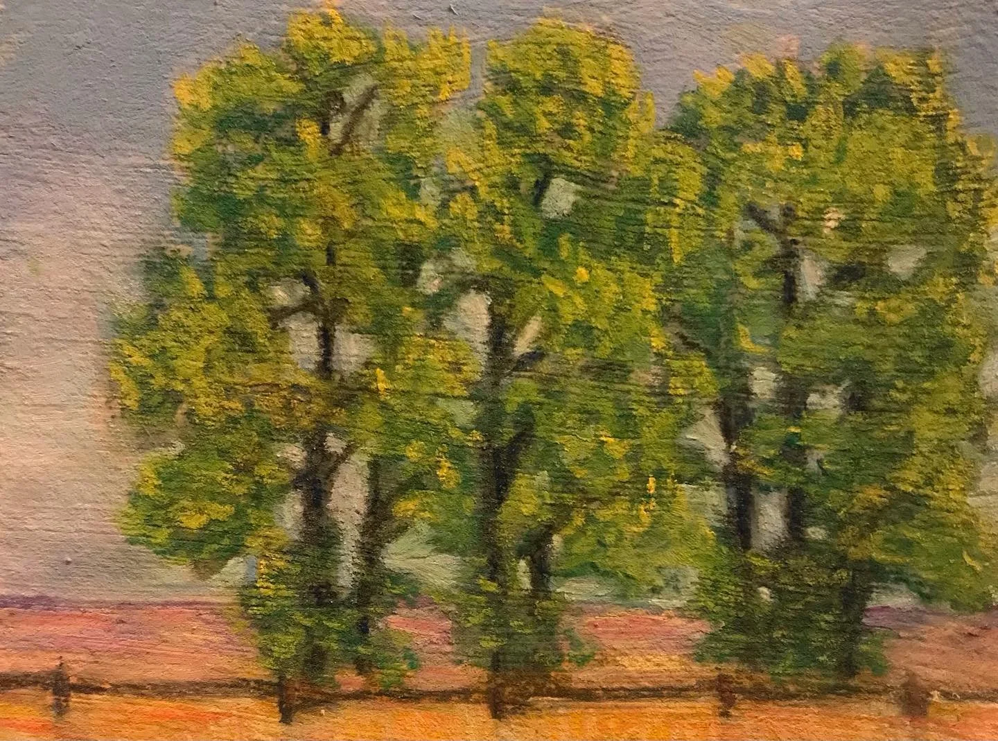 Just painted some trees for a quick Thursday evening session of stress relief. 😊 #softpastels #pastelpainting #landscapepainting #trees #painttorelax #womenartistsofinstagram
