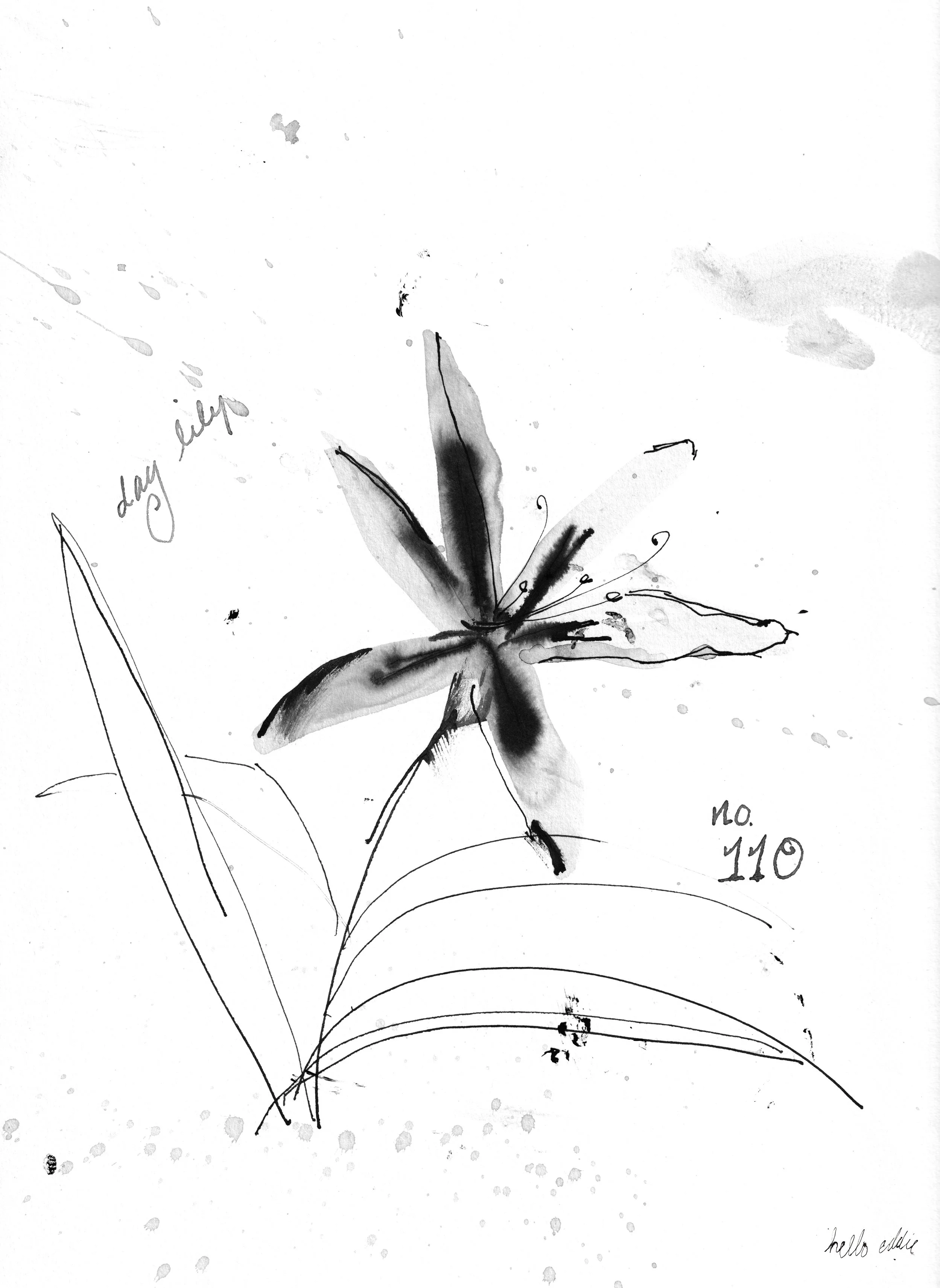 No. 0110 } Day Lily