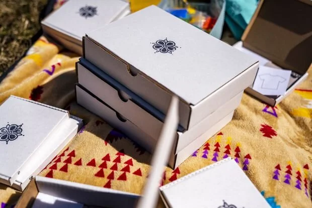 "EverBead’s kits include a Zoom workshop where Ms. Everson walks participants through the steps to completing a piece, such as a strawberry pin or quill birch-bark pin, in about two hours."