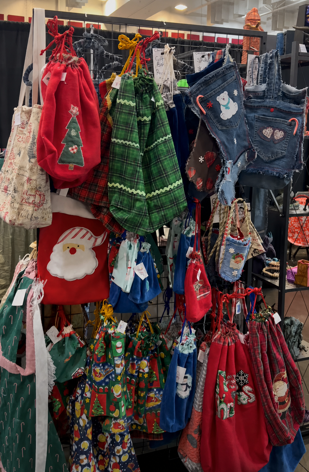 Upcycled fabric gifts from Nomad Nana Company