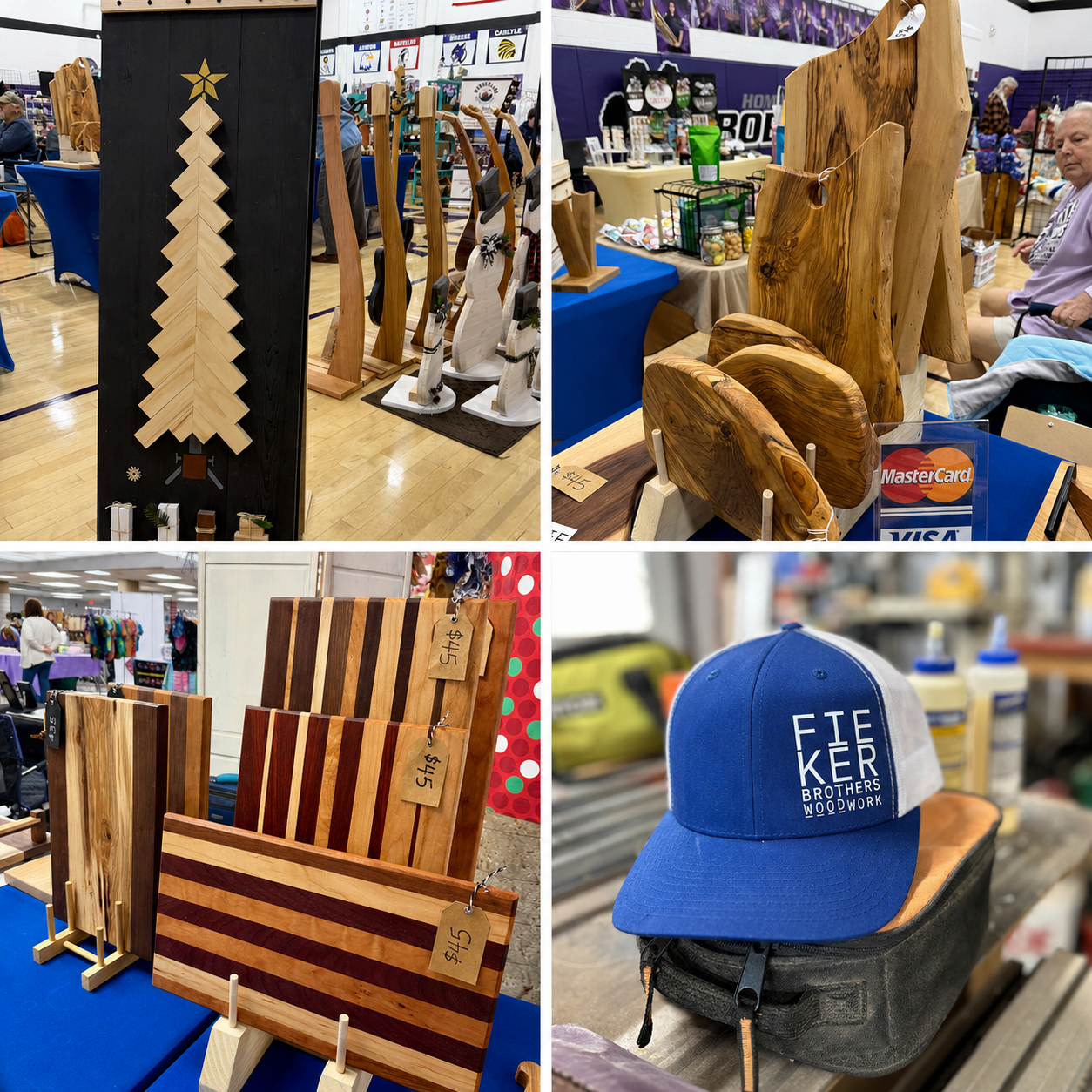 Handcrafted wooden gifts from Fieker Brothers Woodwork