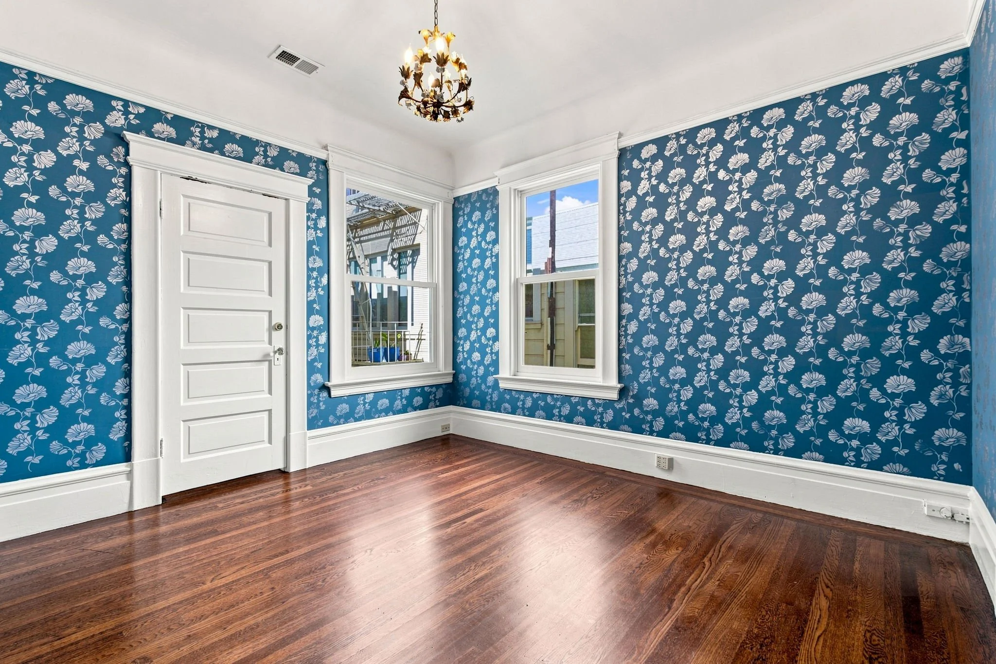 Main Bedroom with Chandelier
