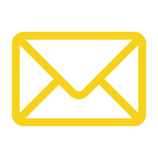 Yellow envelope icon on a black background.