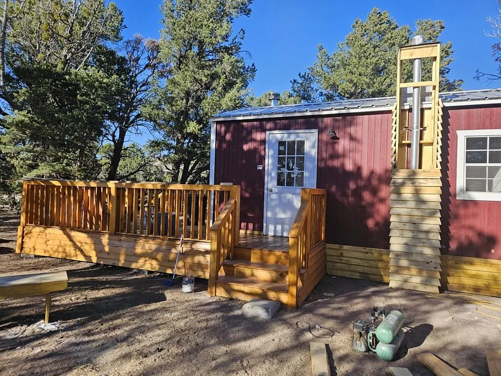3 Cabins, Historic Barn, and 10 Acres in New Mexico - $199,900