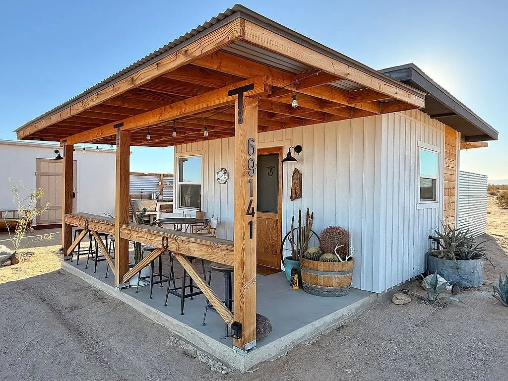 Off-Grid Tiny Home + 4 Acres with Mini Pool in California - $140,000
