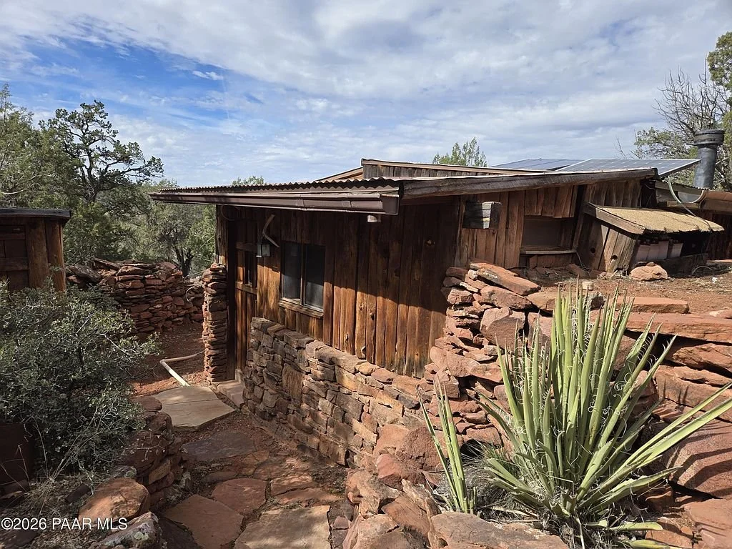 Permitted Tiny Log Cabin on 43 Acres in Arizona - $199,000
