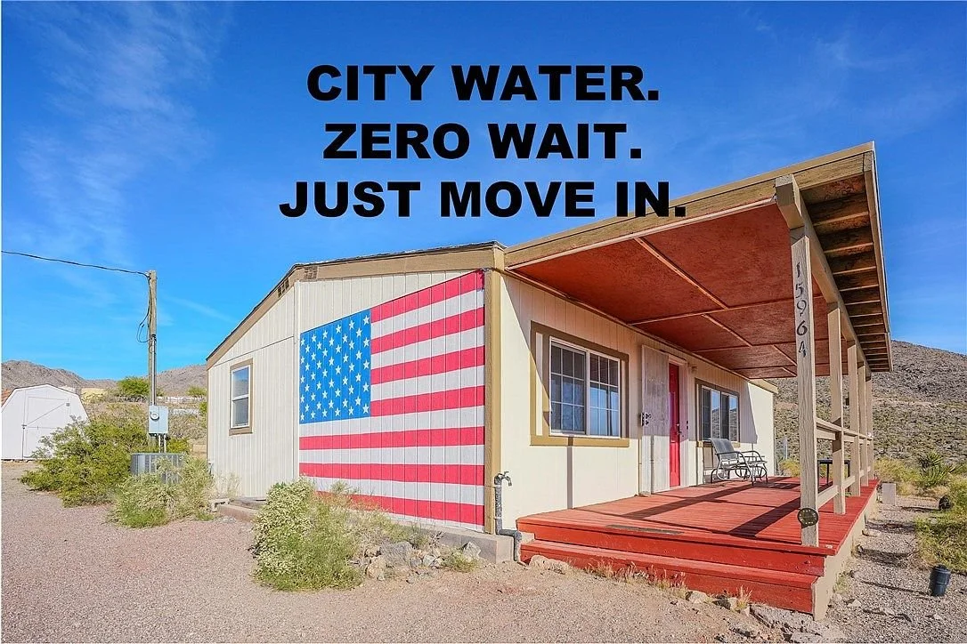 3 Beds, Town Water, Mountain Views + 1 Acre in Arizona - $159,900