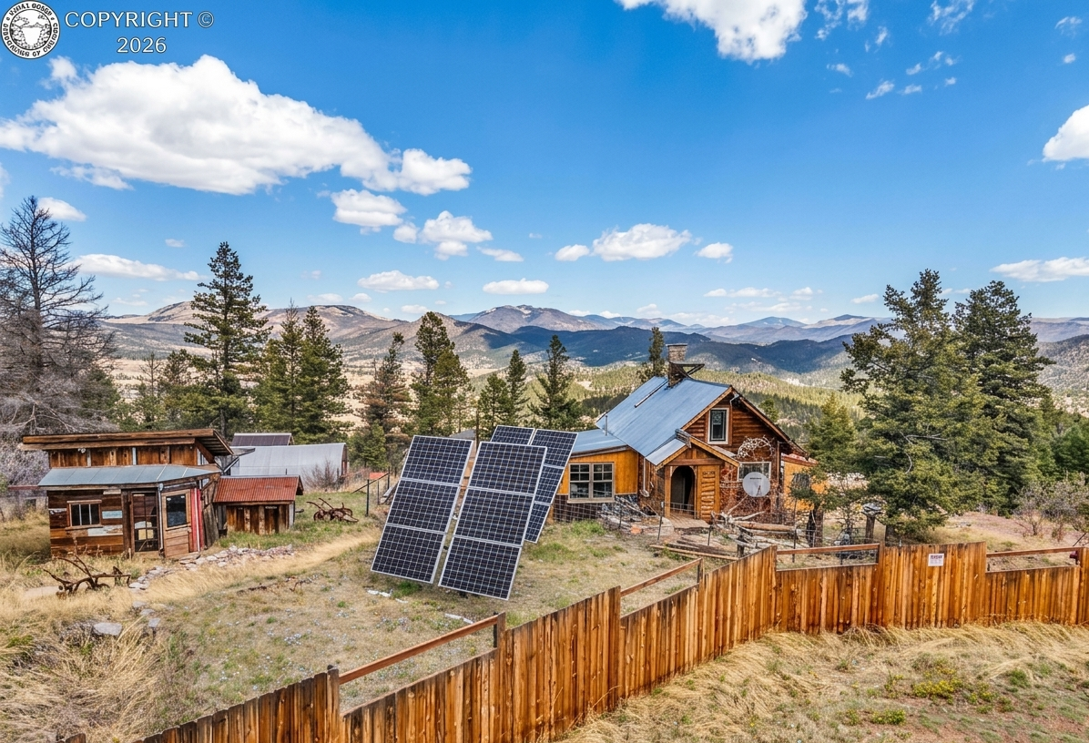 Handcrafted Colorado Mountain Cabin + 4.5 Acres - $175,000
