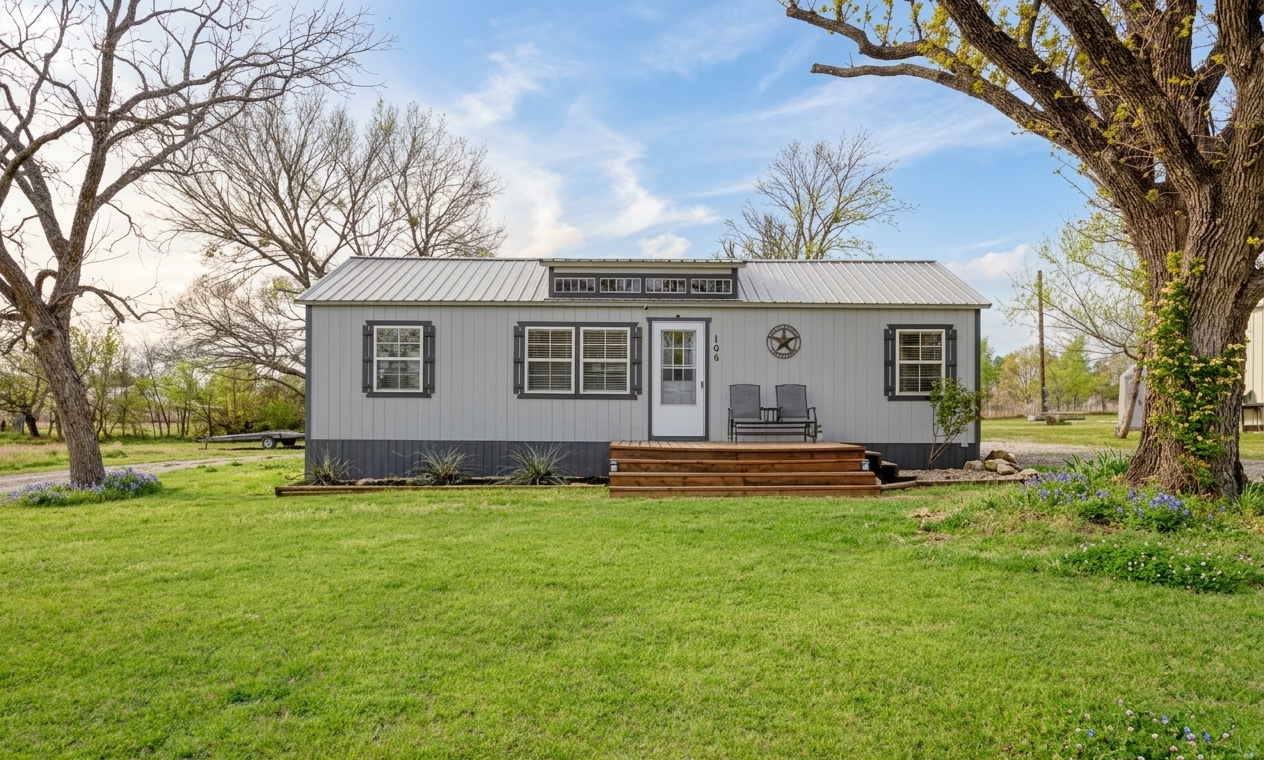 Move-In Ready Countryside Tiny Home in Texas for $125,000